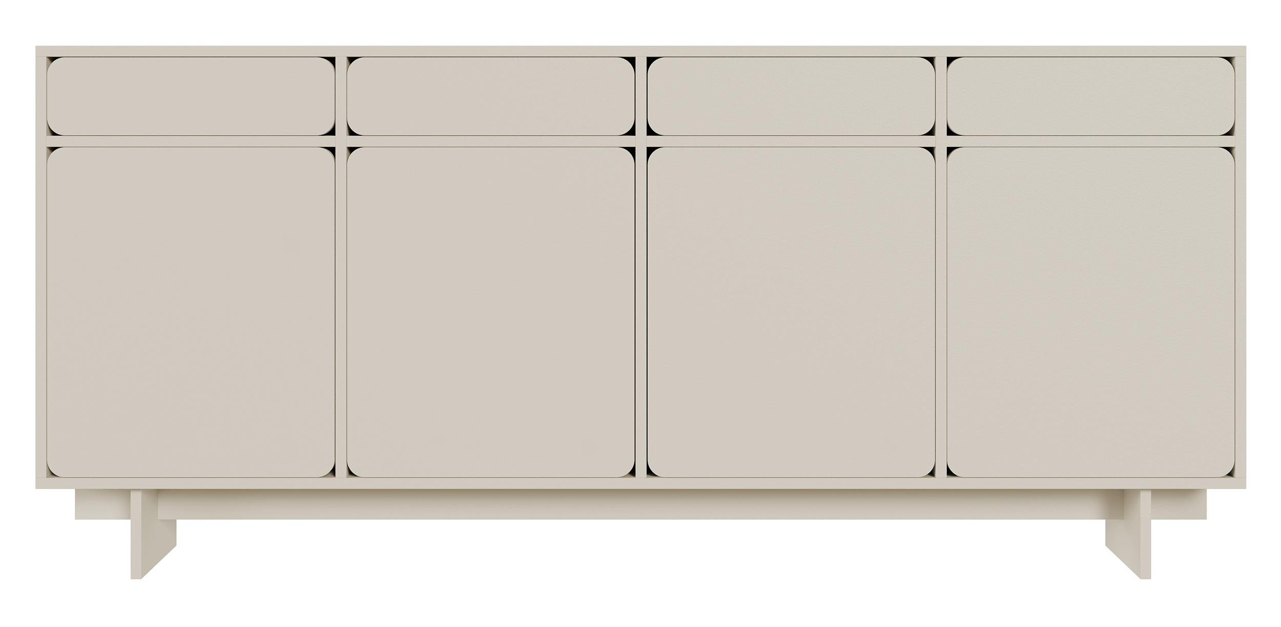 selsey-wuwu-kommode-200-cm-mit-vier-schubf-chern-grau-beige image 5