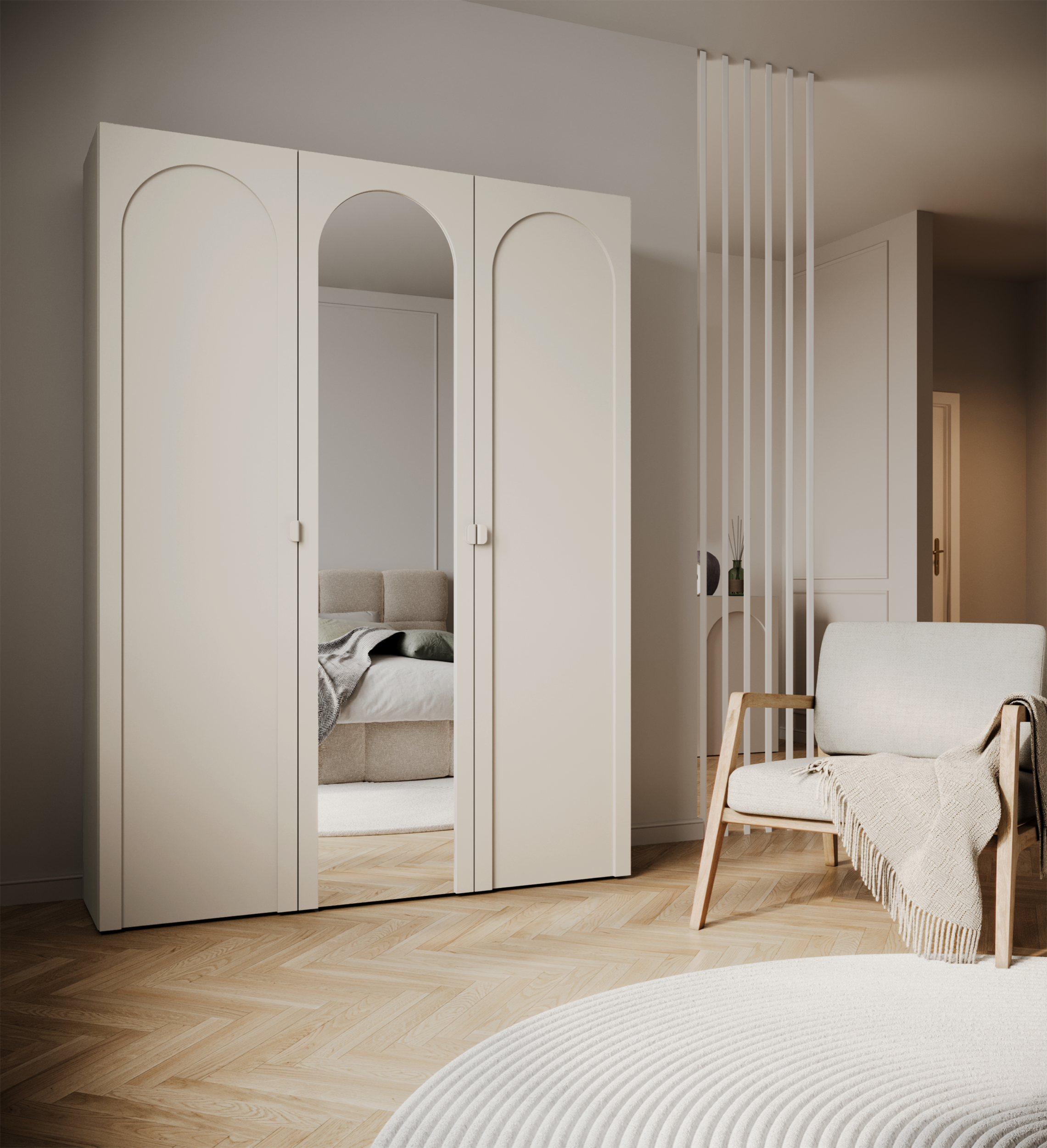 selsey-arkadia-dreht-renschrank-150-cm-mit-spiegel-und-gefr-ster-front-kaschmir image 4