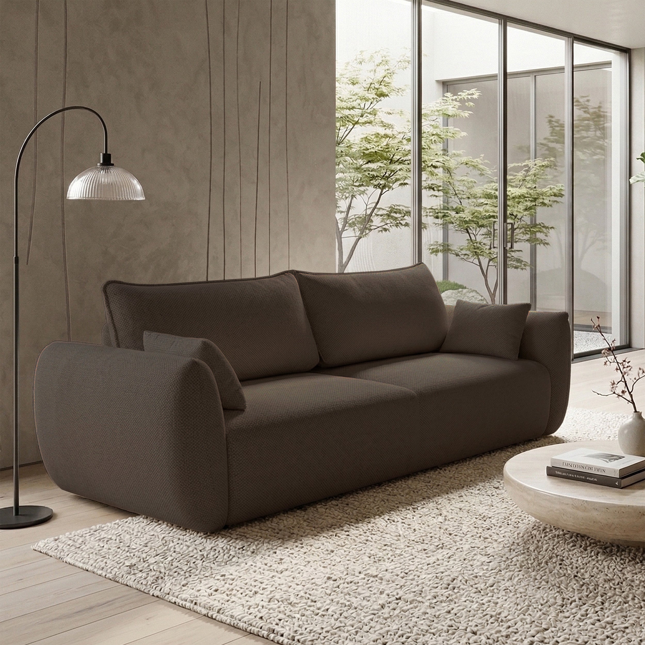 selsey-zordo-3-sitzer-sofa-ausklappbar-mit-stauraum-braunes-chenille image 2