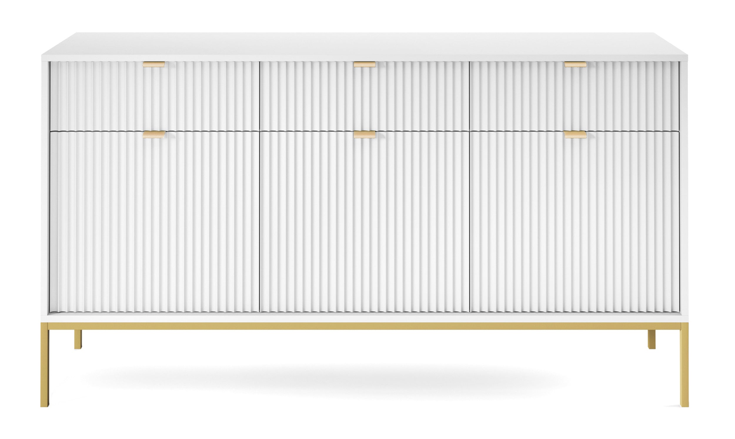 selsey-vellore-dreht-r-kommode-154-cm-wei-gerillte-fronten-goldenes-gestell-6-f- image 7