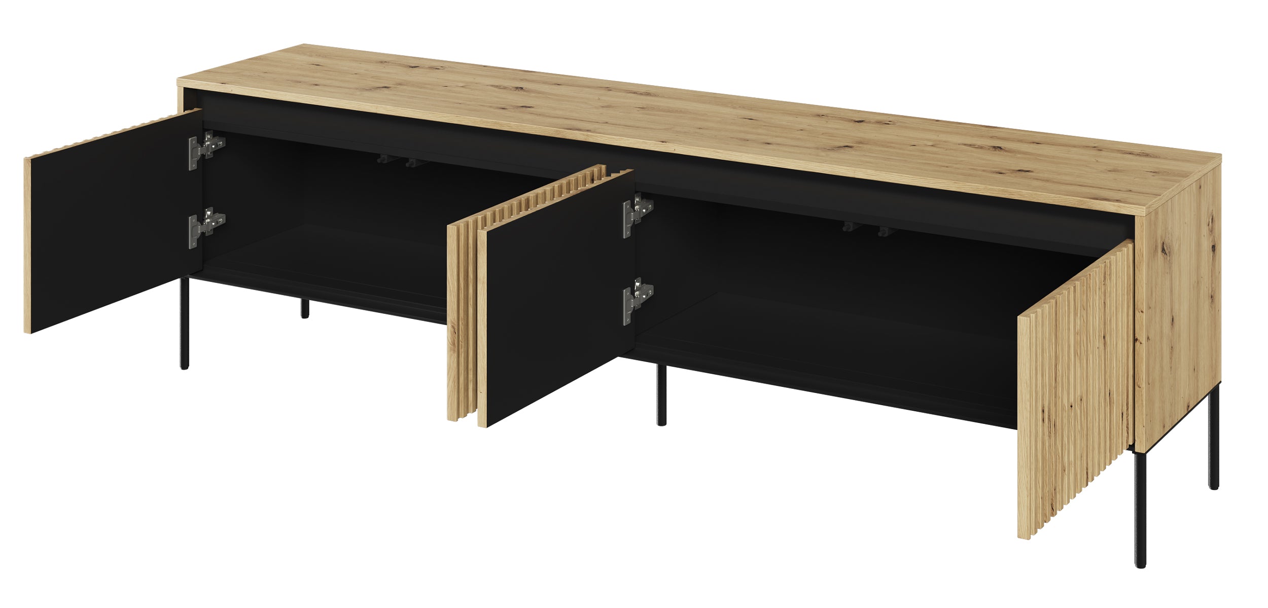 selsey-trend-tv-schrank-193-cm-mit-led-artisan-eiche image 3