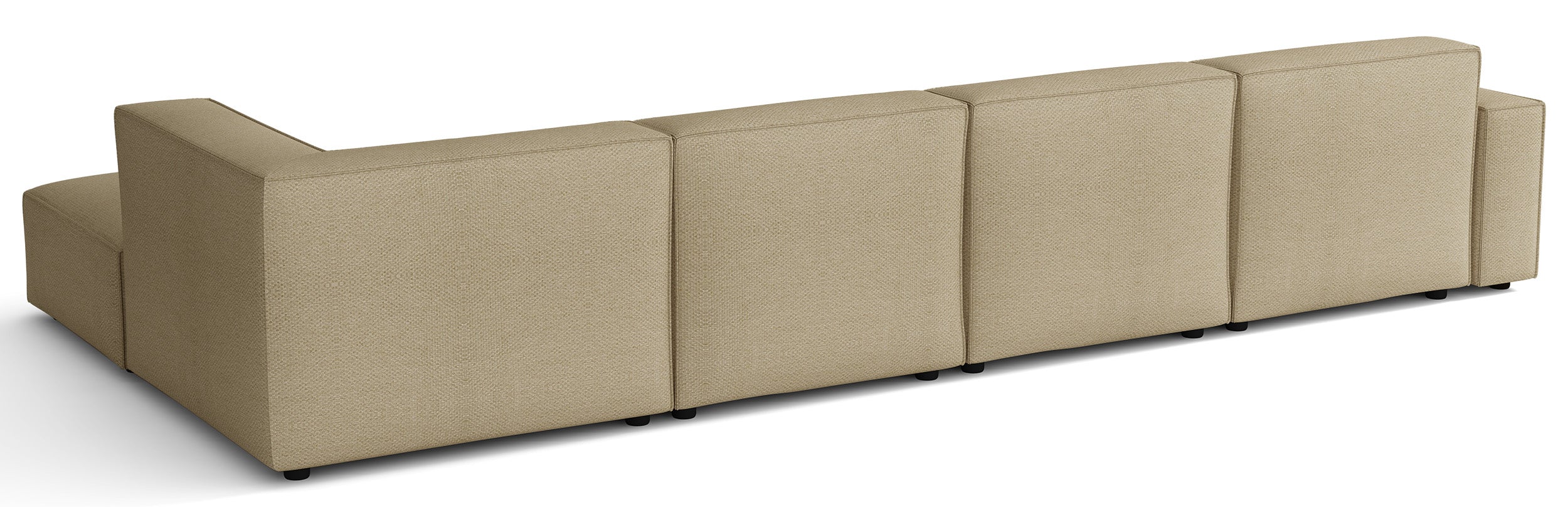 selsey-sellmo-gro-es-u-f-rmiges-modulares-ecksofa-mit-pouf-rechts-dunkelbeige-hy image 4