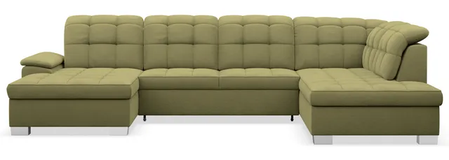 selsey-jamaal-ecksofa-mit-schlaffunktion-u-f-rmig-links-mit-stauraum-olivgr-n-sa image 1