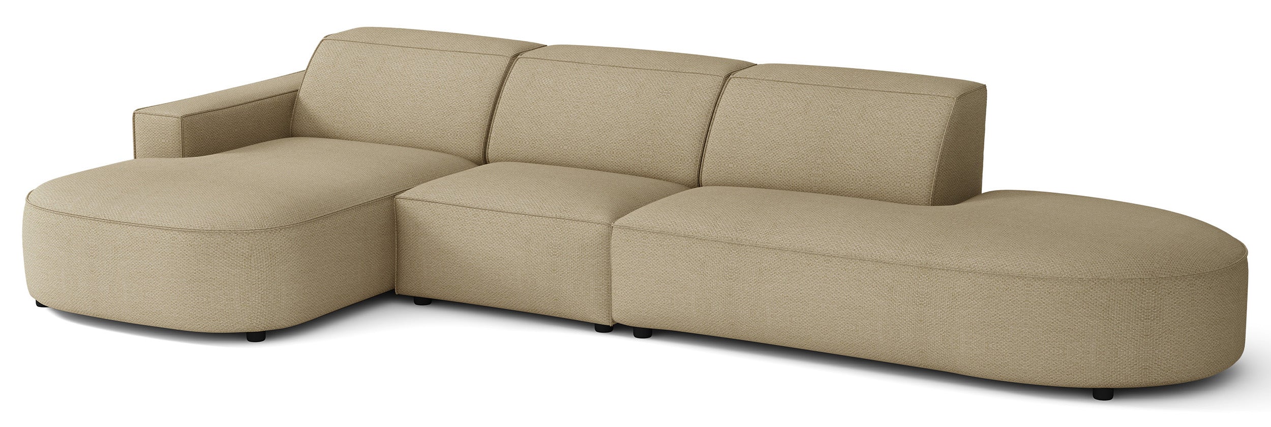 selsey-sallmo-modulares-ecksofa-l-form-links-dunkelbeige-hydrophobes-chenille image 3