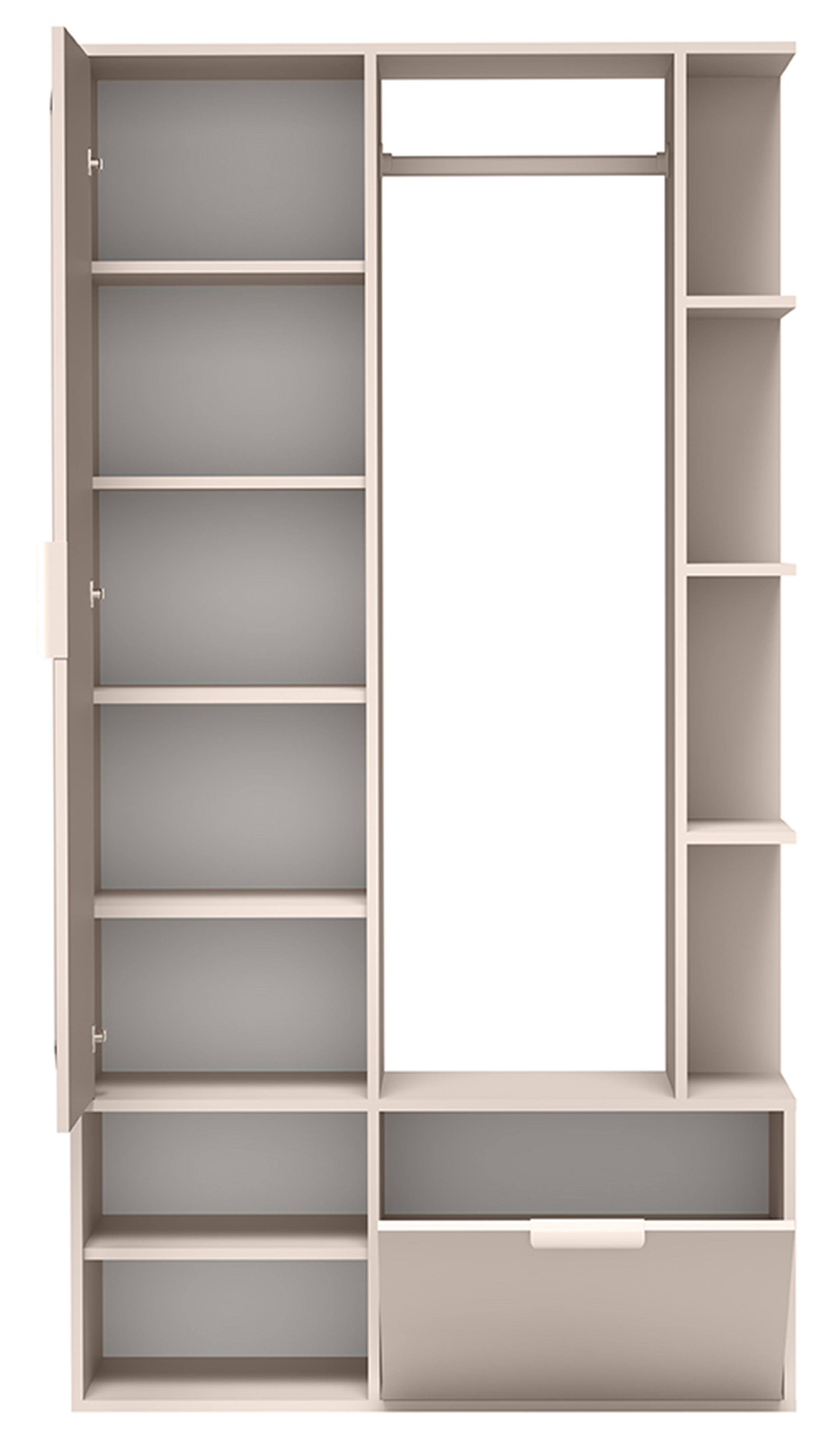 selsey-nala-flur-set-mit-spiegel-und-100-cm-stange-kaschmir image 7