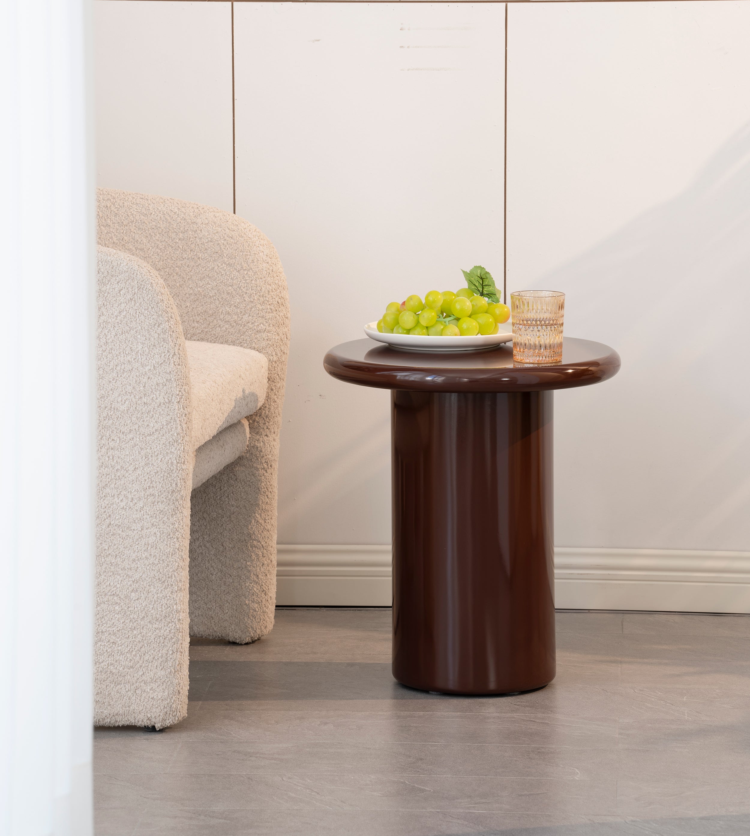selsey-solvade-couchtisch-durchmesser-45-cm-braun-hochglanz image 6