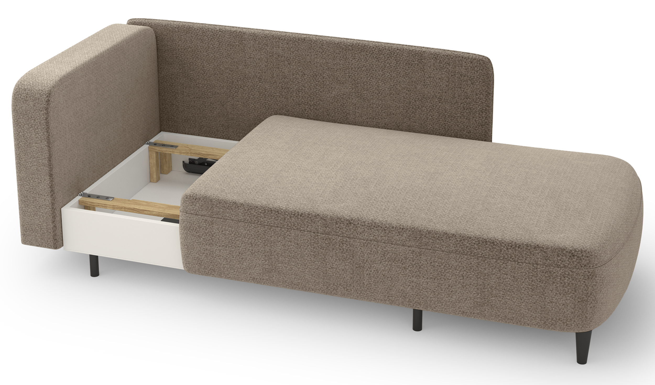 selsey-pinkio-ausziehbare-liege-rechts-mit-stauraum-dunkelbeige-chenille image 7