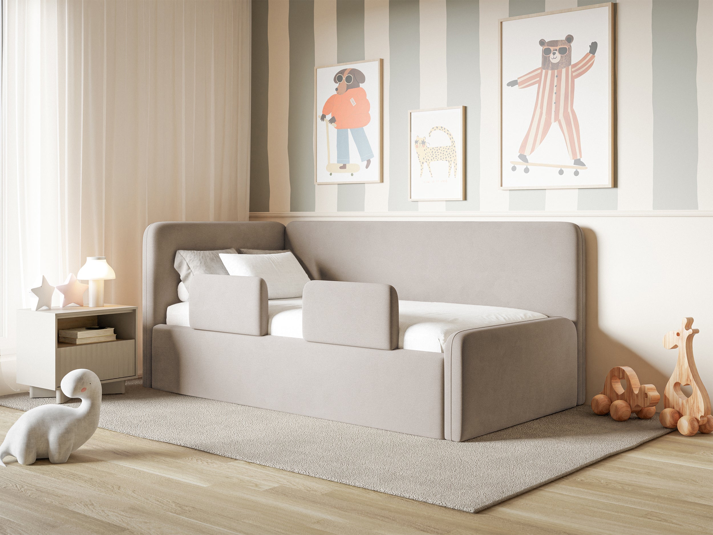 selsey-fanklo-jugendbett-90x200-cm-linksseitig-mit-stauraum-und-schutzgittern-gr image 2