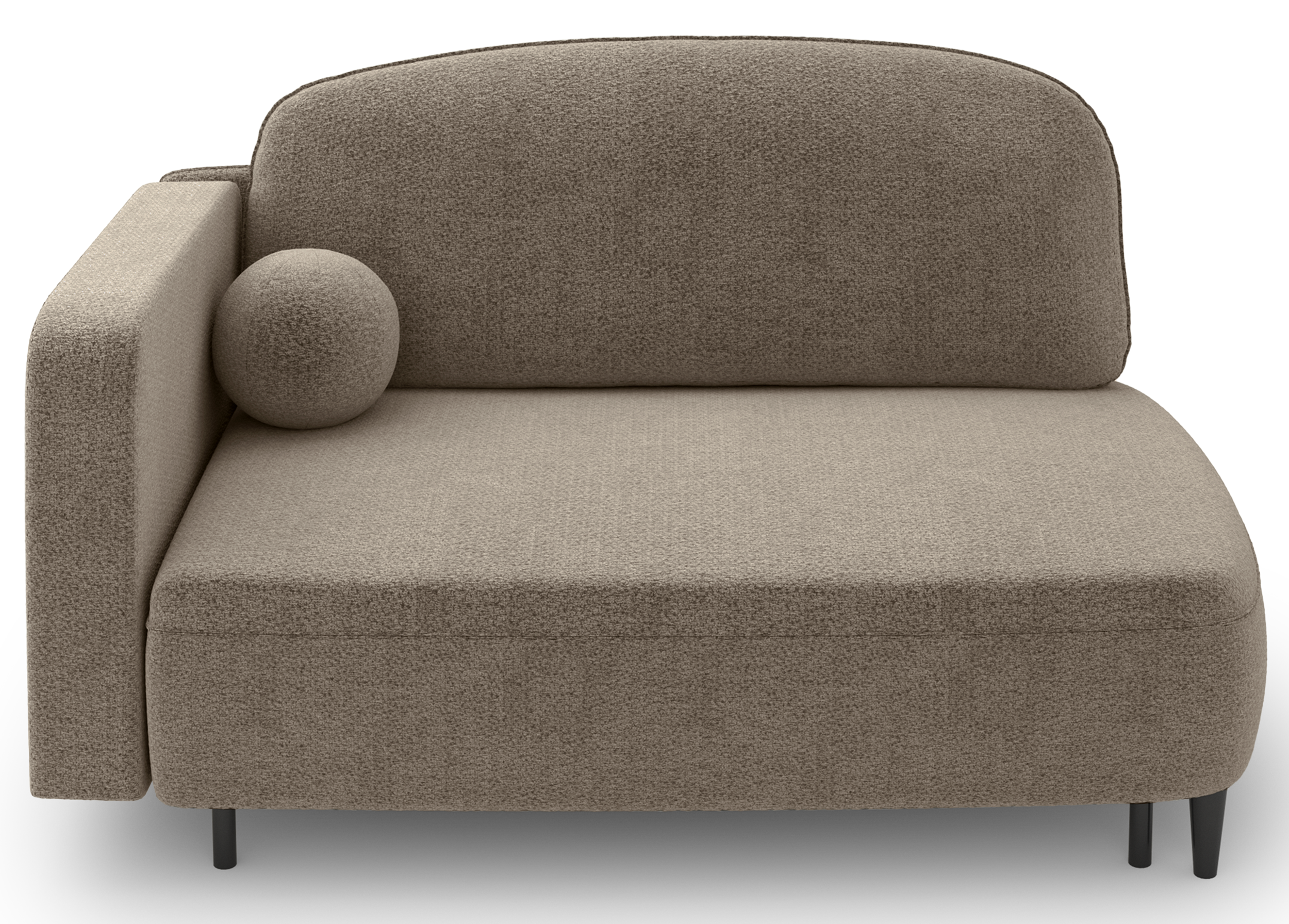 selsey-pinkio-ausziehbare-liege-rechts-mit-stauraum-dunkelbeige-chenille image 1
