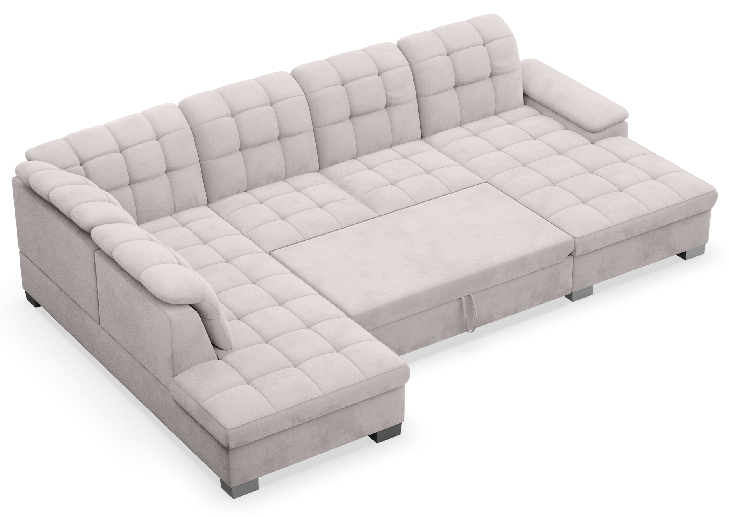 selsey-jamaal-ecksofa-u-form-rechts-mit-schlaffunktion-und-stauraum-hellgrau-sam image 5