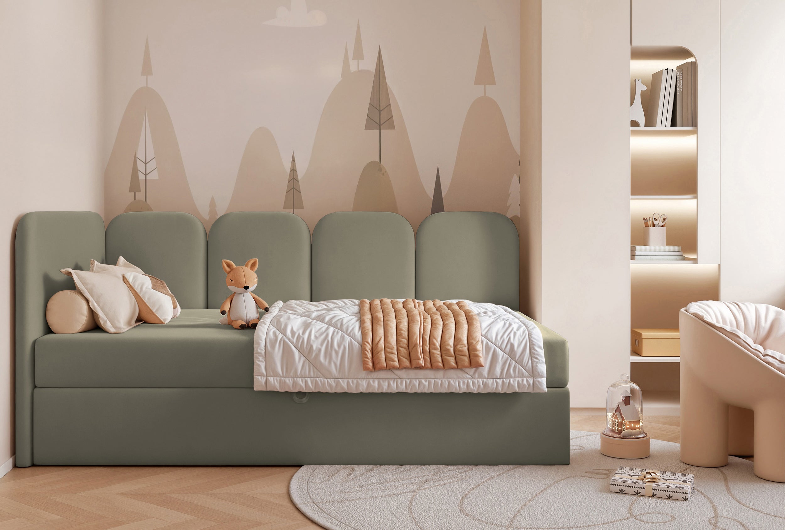 selsey-nubini-jugendbett-90x200-cm-links-salbeigr-ner-velours-wasserabweisend-st image 4