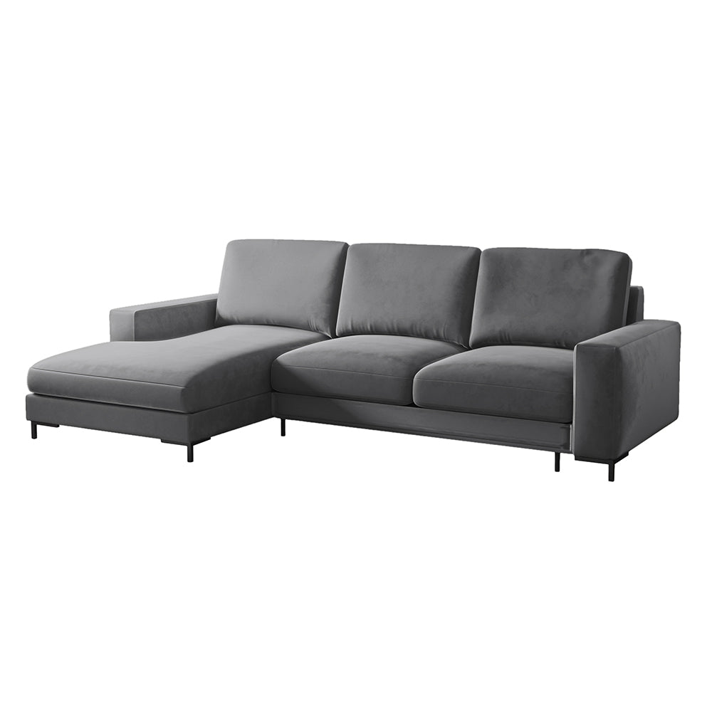 selsey-mokpeo-ecksofa-mit-schlaffunktion-links-grafit-samt-schwarze-f-e image 1