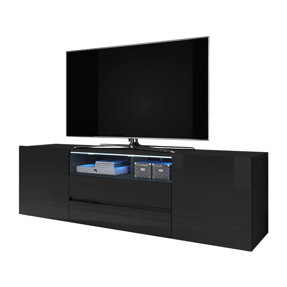 selsey-bros-tv-schrank-schwarz-matt-schwarz-gl-nzend image 3
