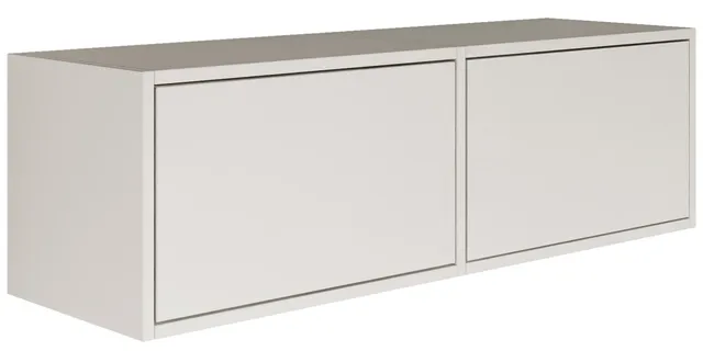 selsey-framme-h-ngender-tv-schrank-100-cm-mit-2-klappen-wei image 1