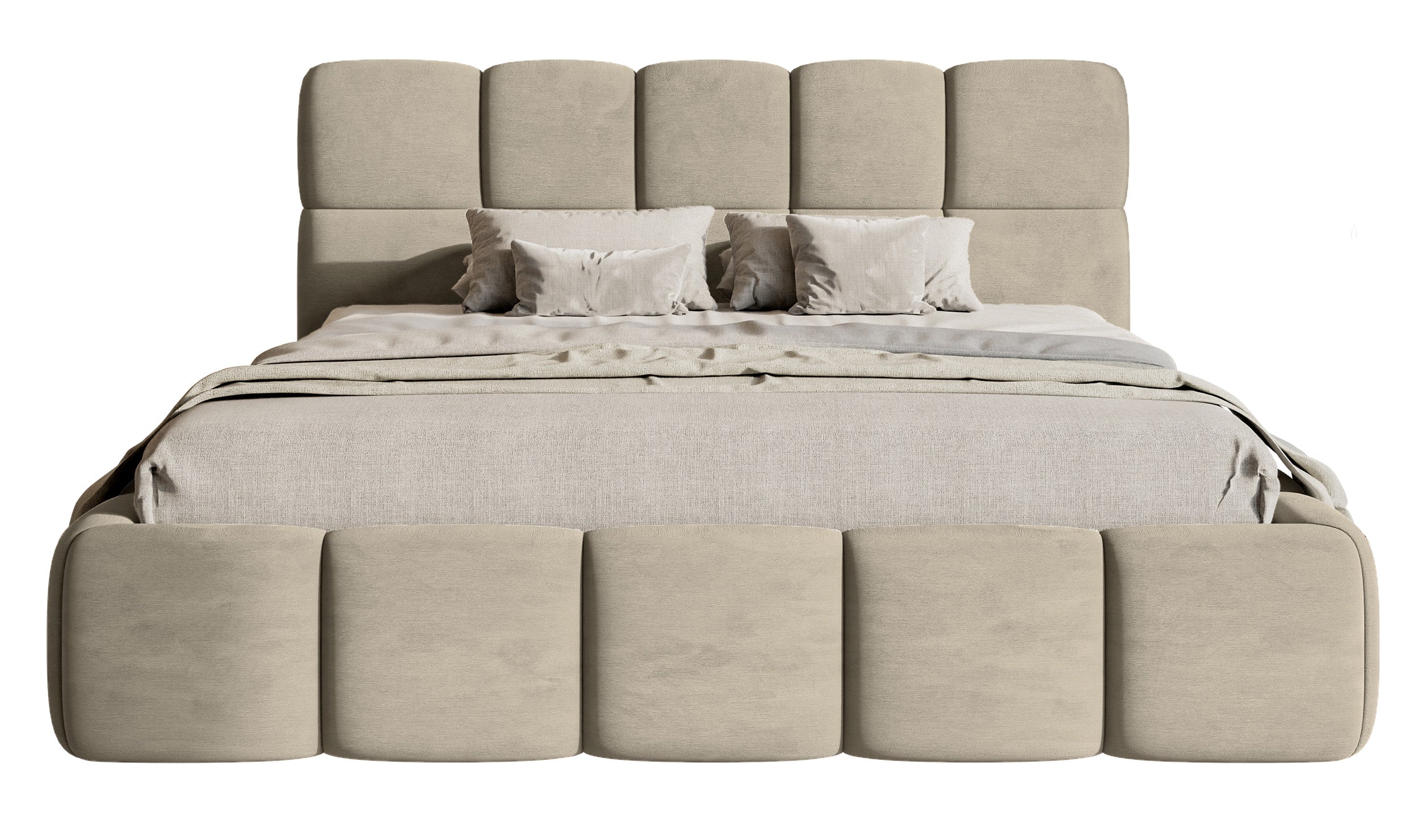 selsey-cloudy-polsterbett-180x200-cm-mit-stauraum-grau-beiger-velours-metallrahm image 5