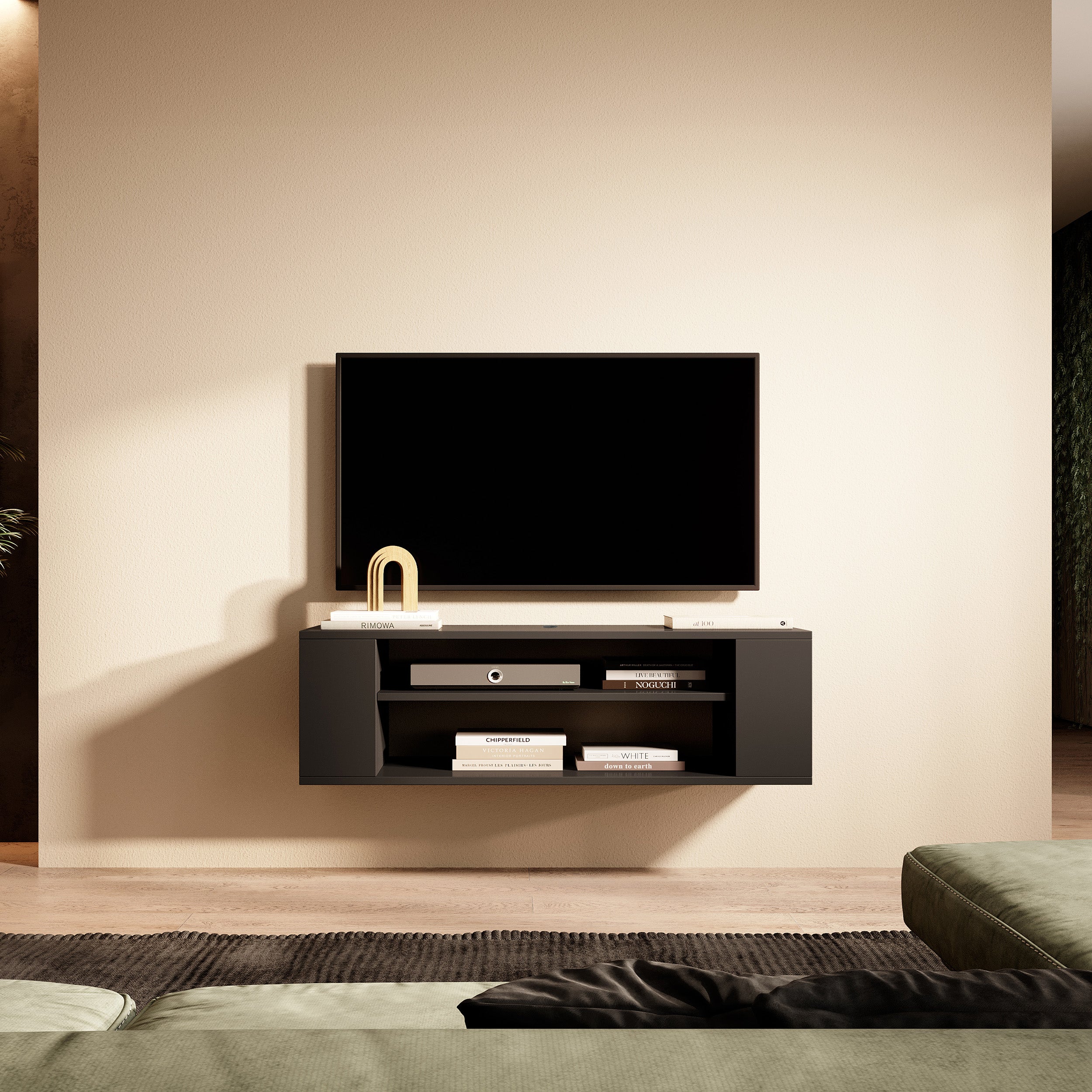 selsey-wall-tv-schrank-100-cm-schwarz image 5