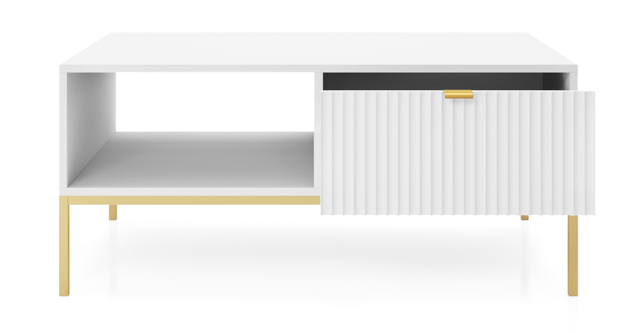selsey-vellore-kaffeetisch-104x68-cm-wei-mit-geriffelter-front-und-goldenem-gest image 5