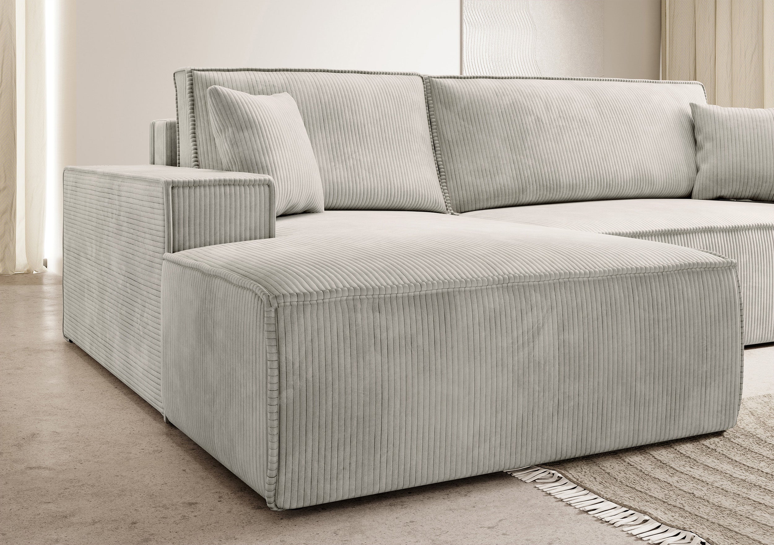 selsey-farese-new-ecksofa-mit-schlaffunktion-l-form-links-creme-cord-mit-staurau image 5