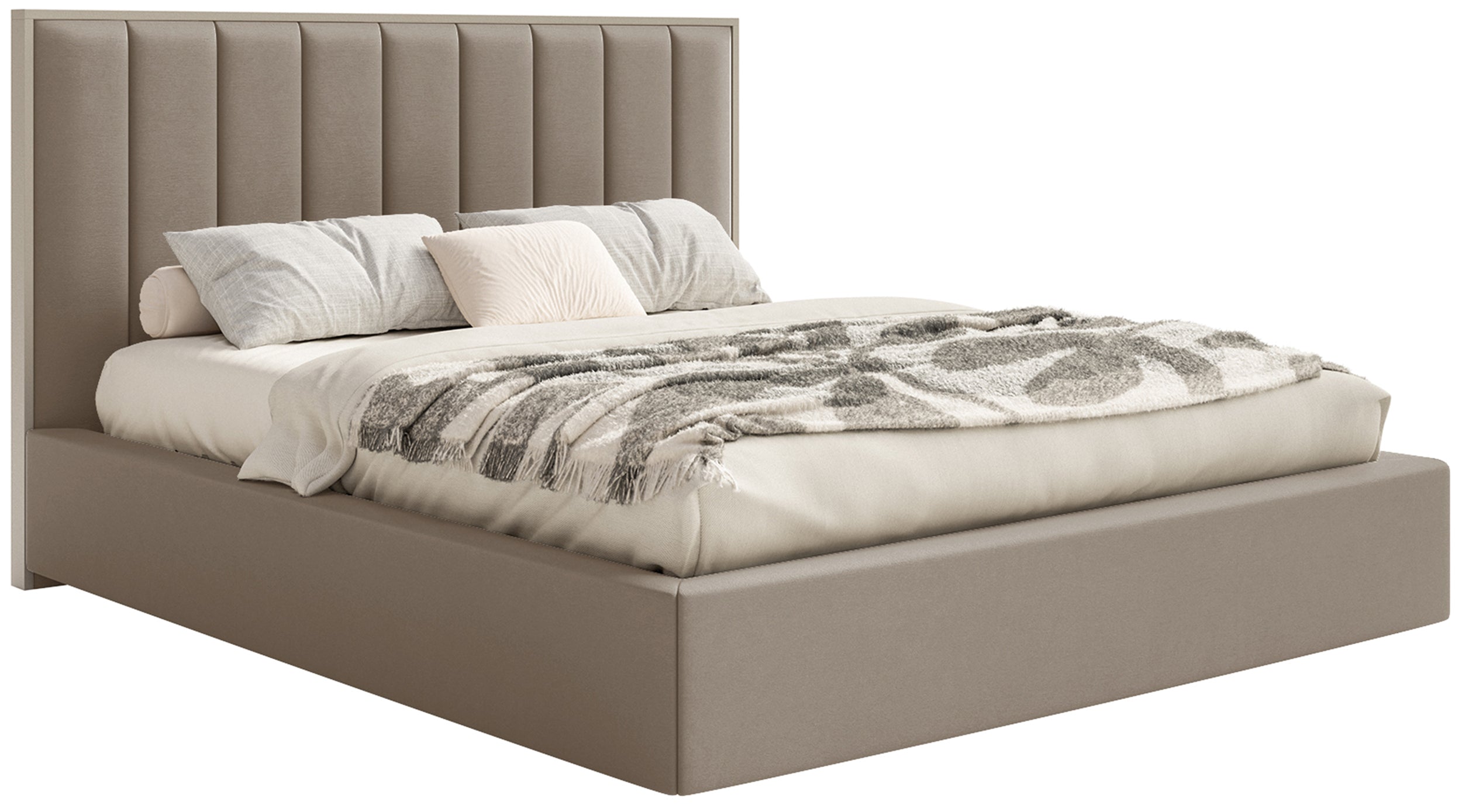 selsey-togents-gepolstertes-bett-160x200-cm-mit-stauraum-brauner-wasserabweisend image 1
