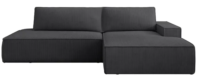 selsey-felicjo-ecksofa-l-rechts-mit-schlaffunktion-und-stauraum-dunkelgrau-cord image 1