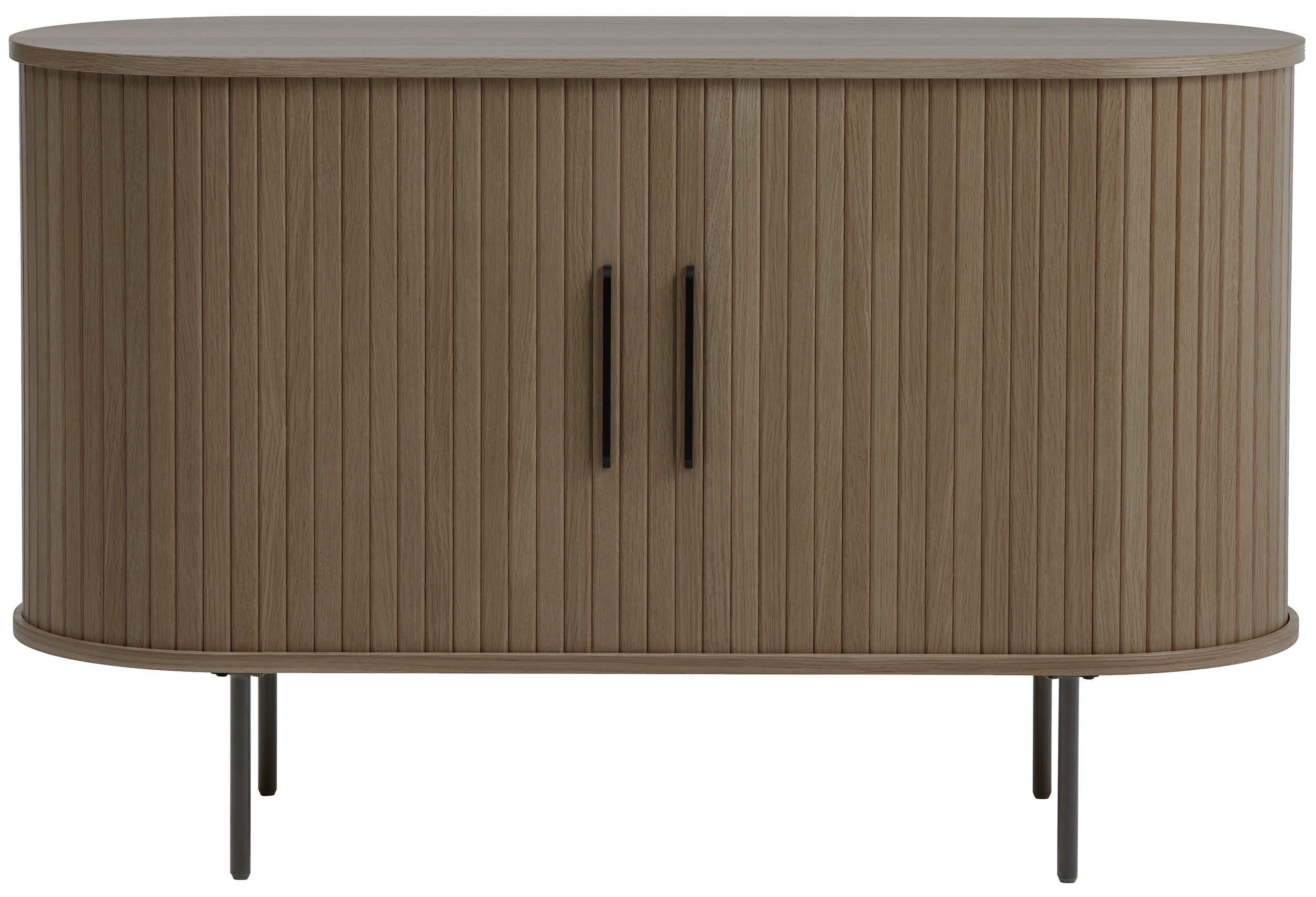 selsey-kommode-gativel-120-cm-gebrannte-eiche-mit-lamellen image 1