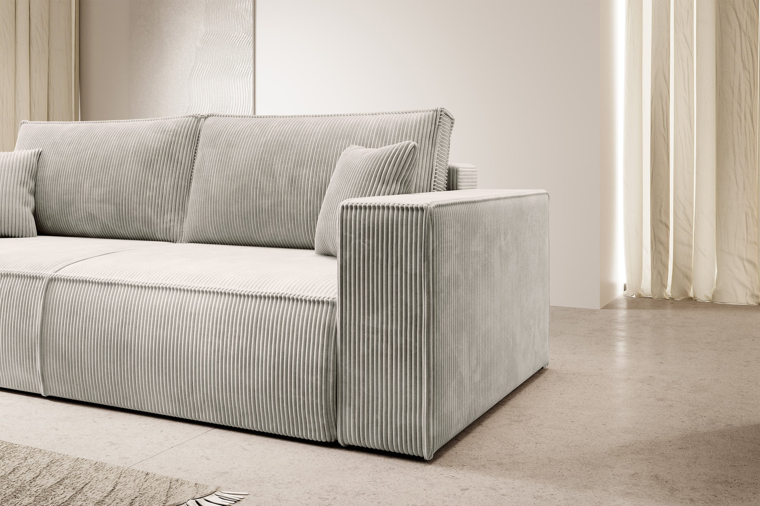 selsey-farese-drei-sitzer-schlafsofa-mit-stauraum-cremefarbener-cord image 3