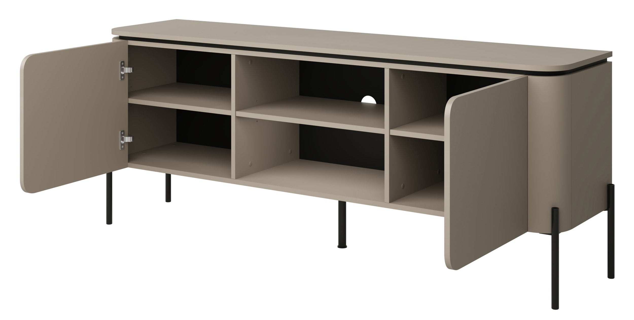selsey-calderis-tv-schrank-163-cm-congo-mit-zwei-t-ren-und-zwei-f-chern image 3
