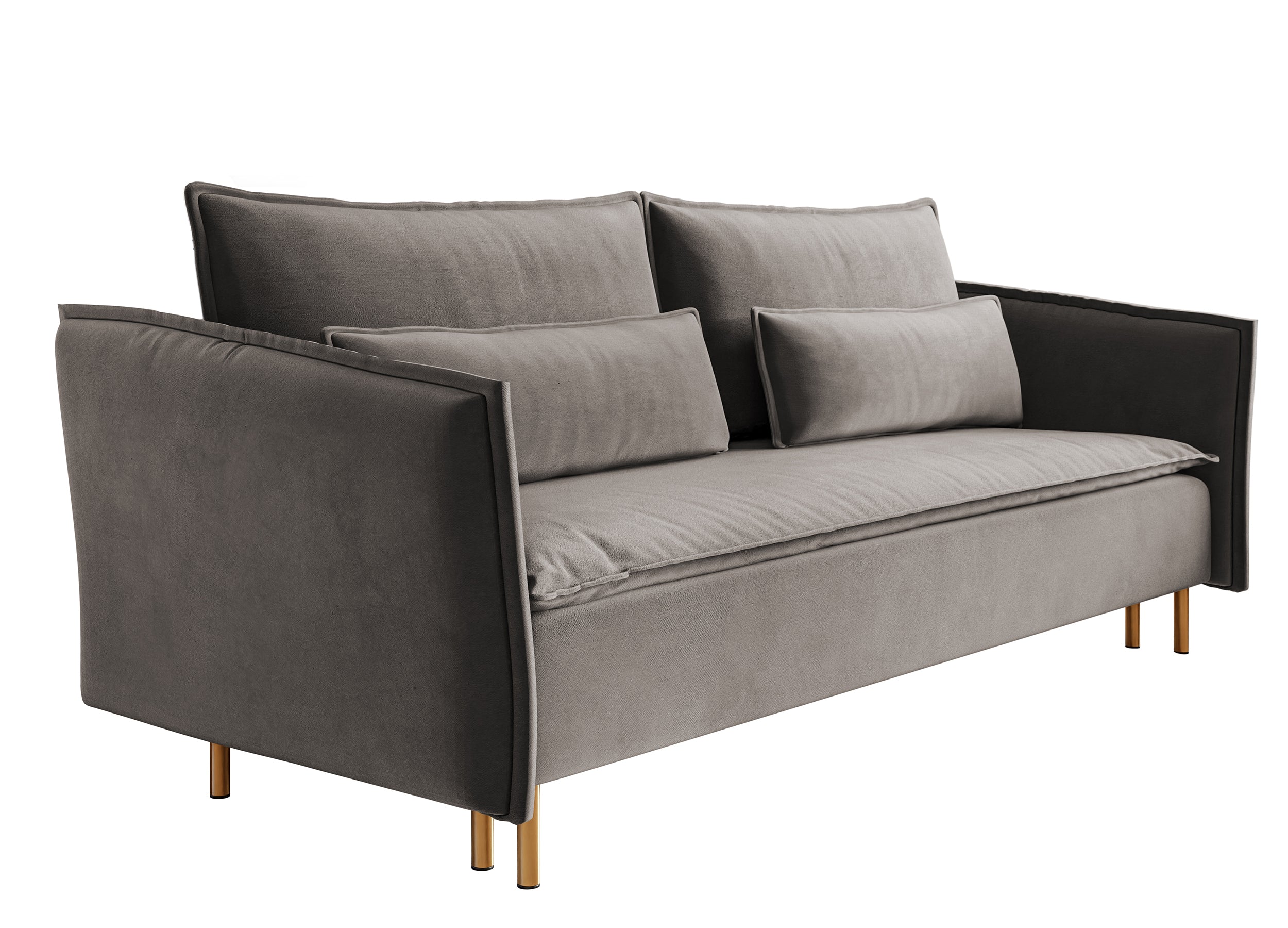 selsey-ummo-dreisitziges-schlafsofa-in-grau-mit-stauraum-hydrophober-samt-golden image 4