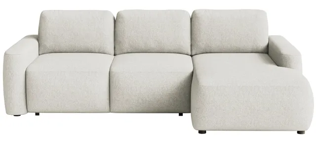 selsey-carnos-mini-ecksofa-l-rechts-creme-chenille-mit-schlaffunktion image 1