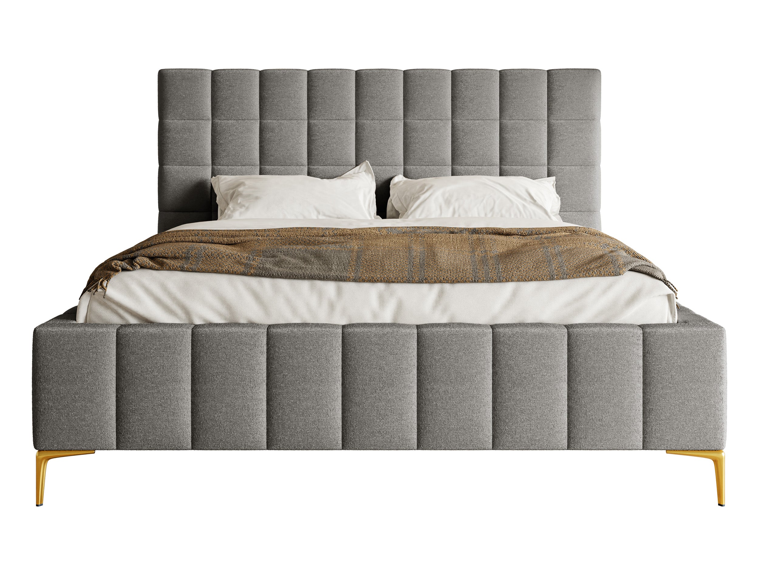 selsey-polsterbett-szejlo-140x200-cm-mit-stauraum-metallrahmen-grauer-chenille image 4