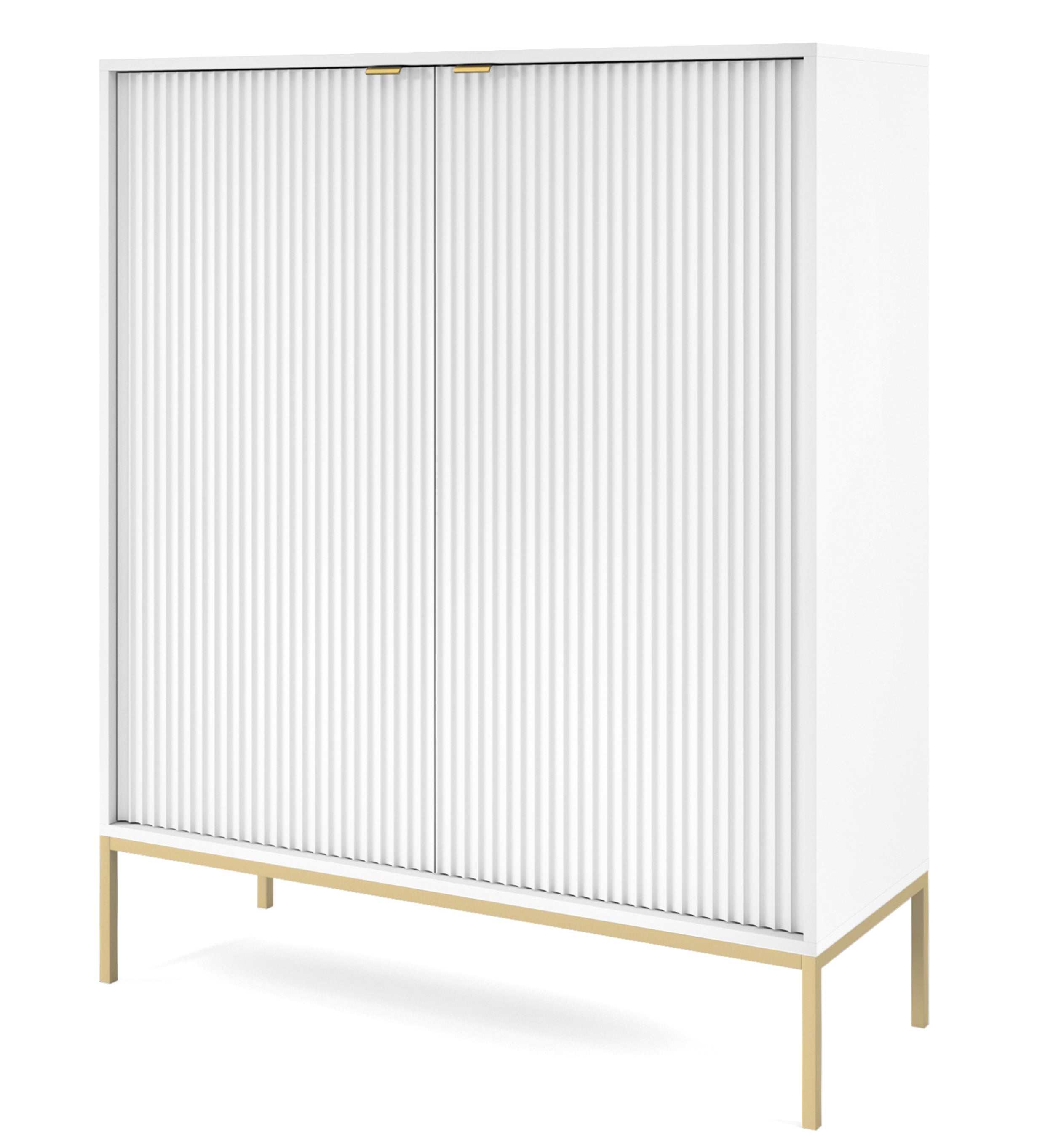 selsey-vellore-hohe-kommode-wei-geriffelte-fronten-goldenes-gestell-2-t-rig image 1