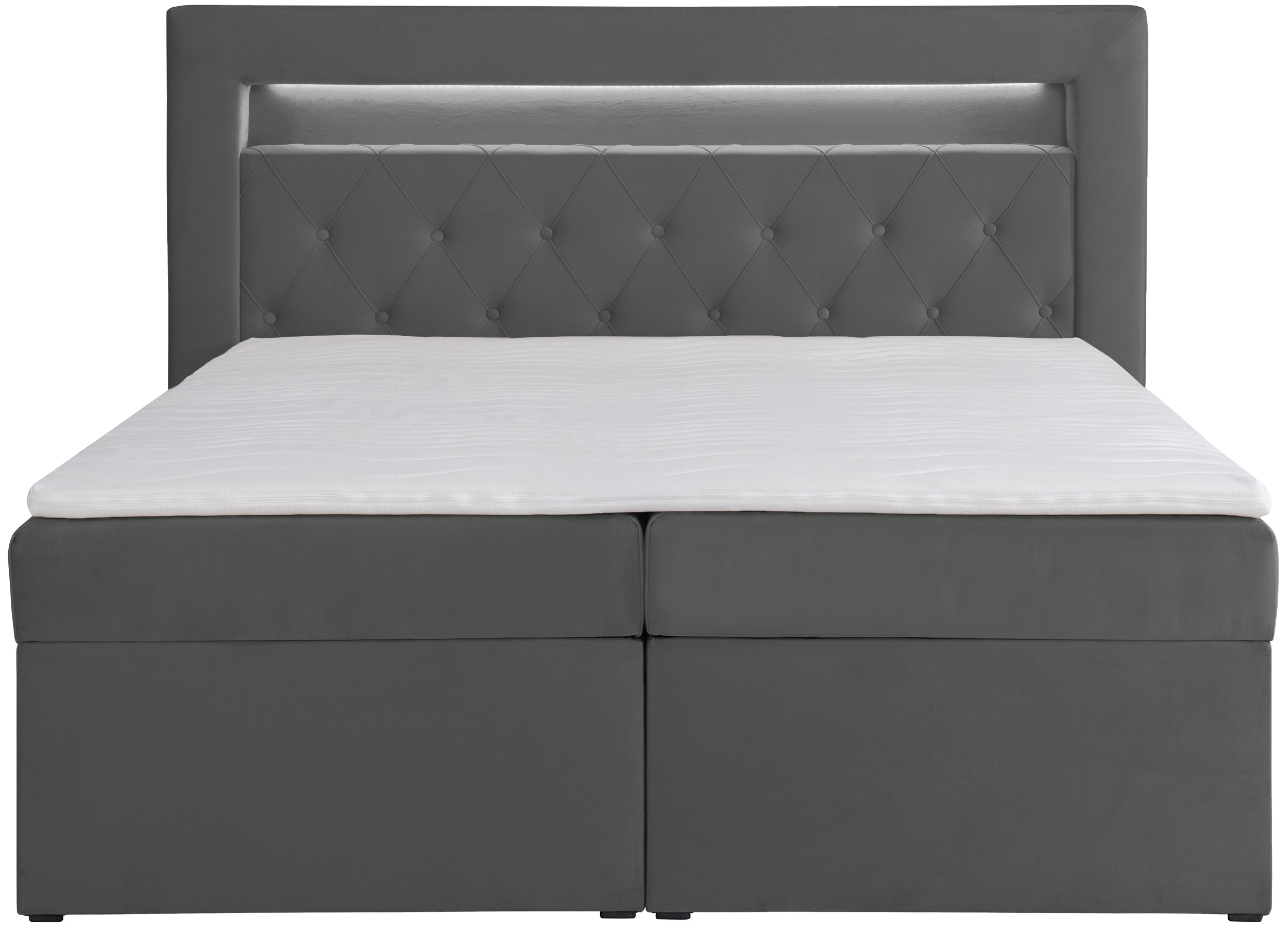 selsey-goldess-boxspringbett-140x200-cm-mit-stauraum-und-led-dunkelgrauer-samt image 6