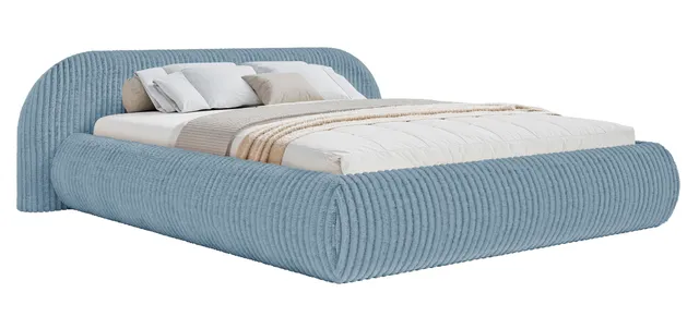 selsey-shels-low-gepolstertes-bett-140x200-cm-blau-dicker-cordstoff image 1