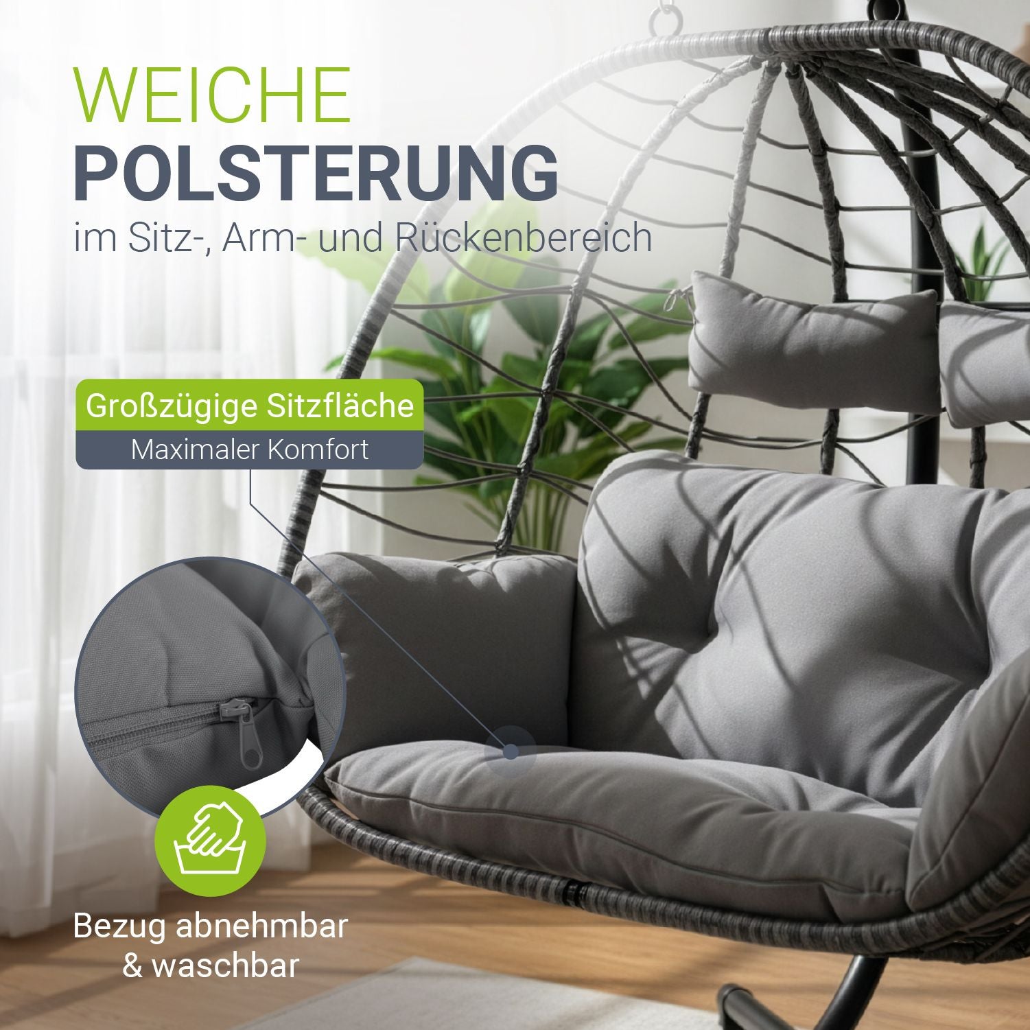 juskys-aria-polyrattan-doppelh-ngesessel-xxl-in-grau-mit-gestell image 4
