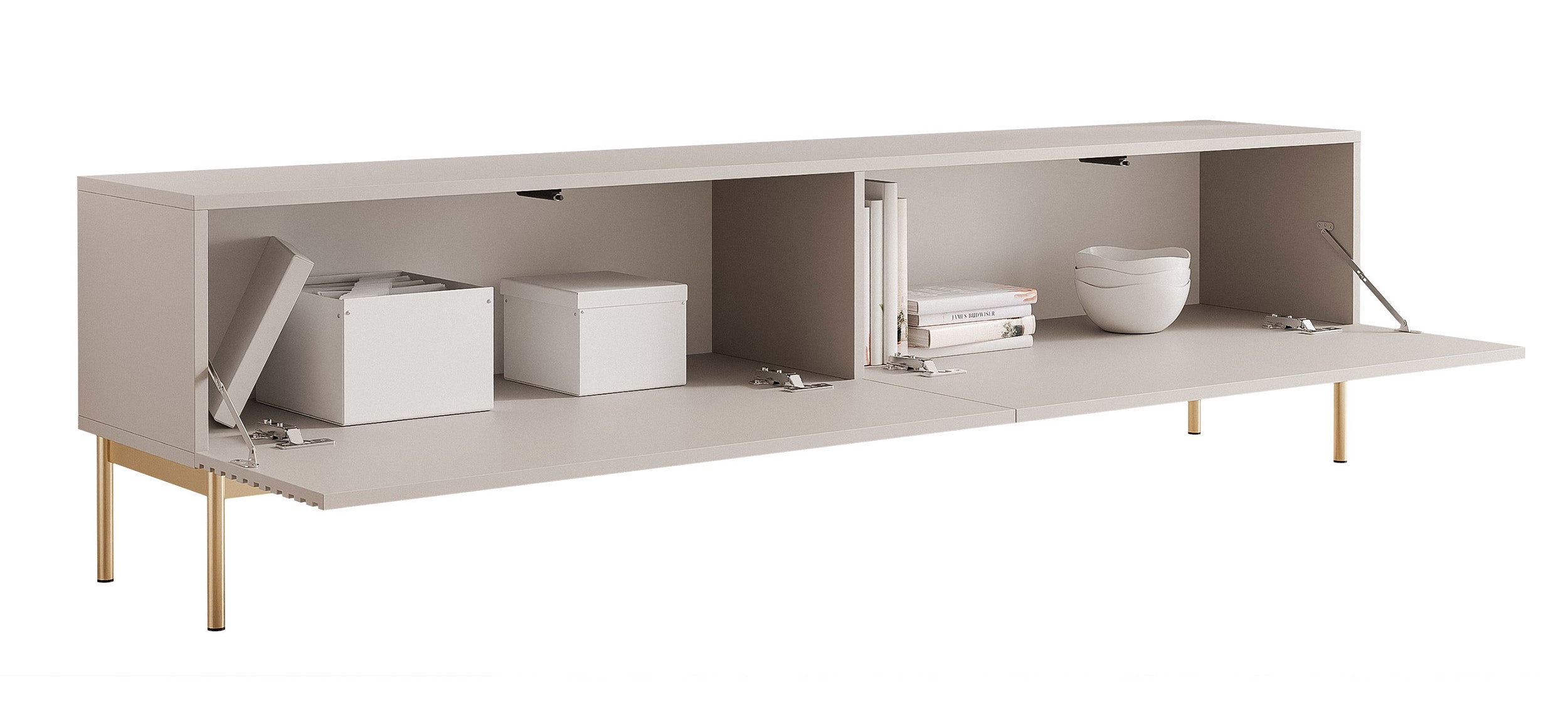 selsey-linearis-tv-schrank-175-cm-mit-zwei-klappen-und-led-beleuchtung-kaschmir- image 5