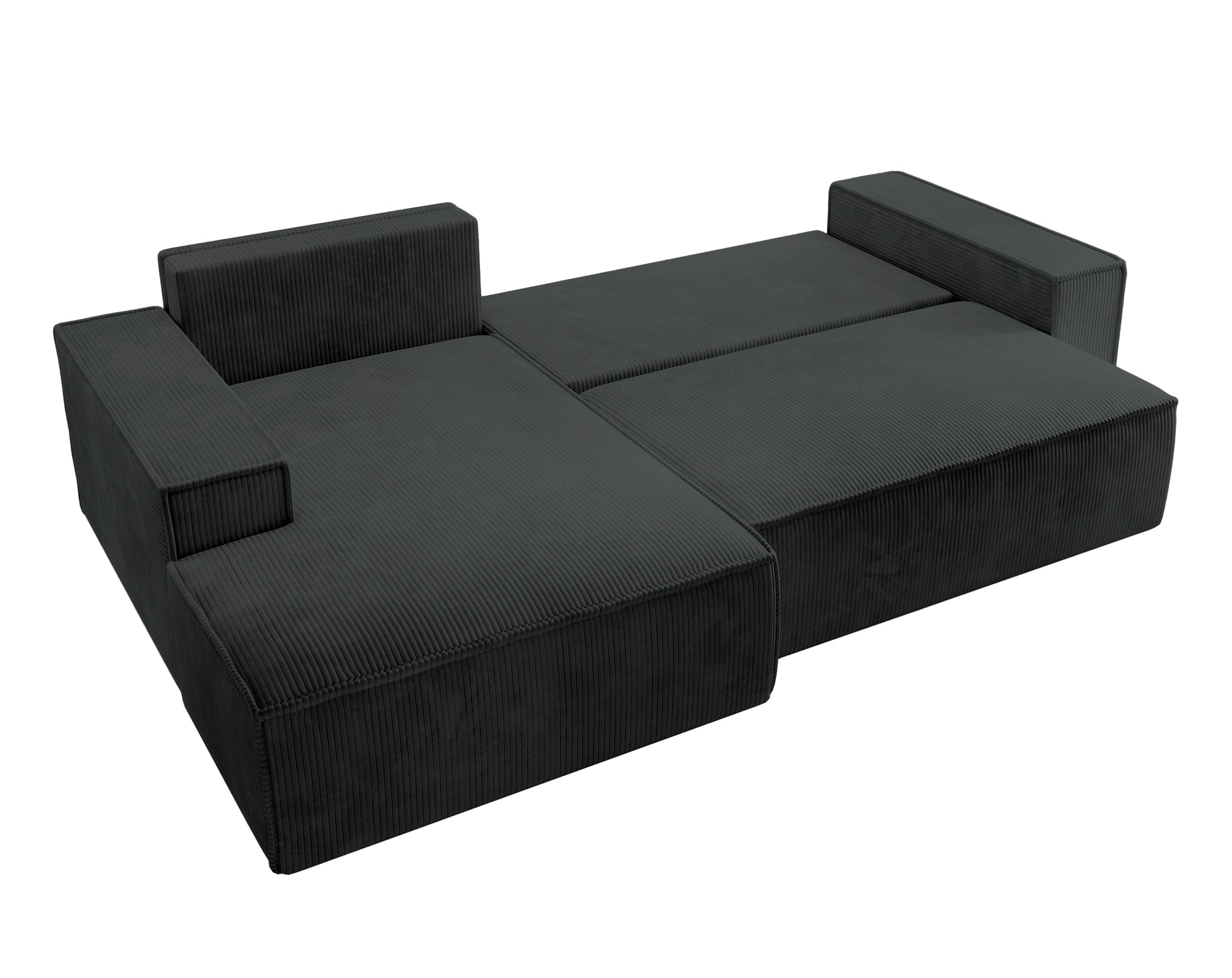 selsey-farese-new-ecksofa-mit-schlaffunktion-l-f-rmig-linksseitig-schwarzer-cord image 6