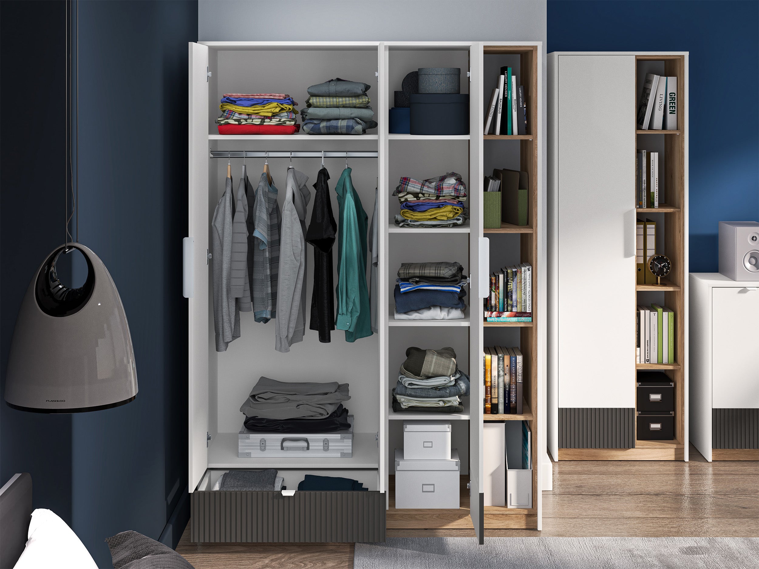 selsey-torino-jugendschrank-3-t-rig-138-cm-honey-castello-eiche-alpenwei-grafit image 6