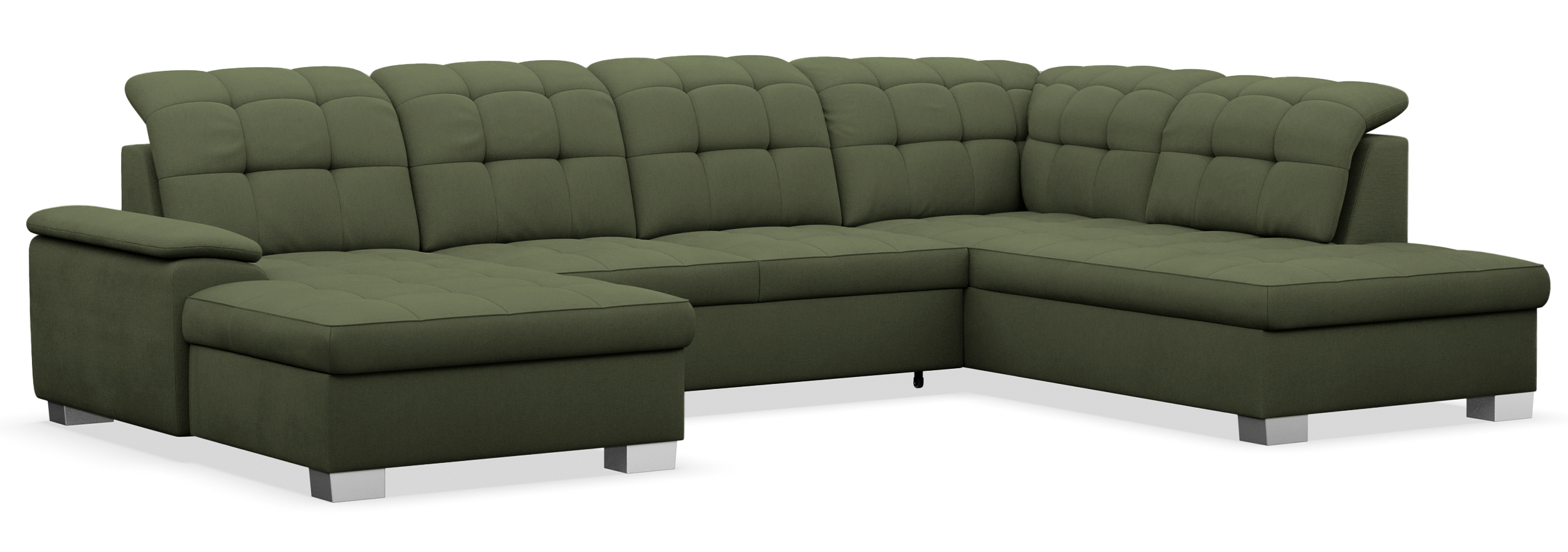 selsey-jamaal-ecksofa-mit-schlaffunktion-u-f-rmig-linksseitig-mit-stauraum-khaki image 4