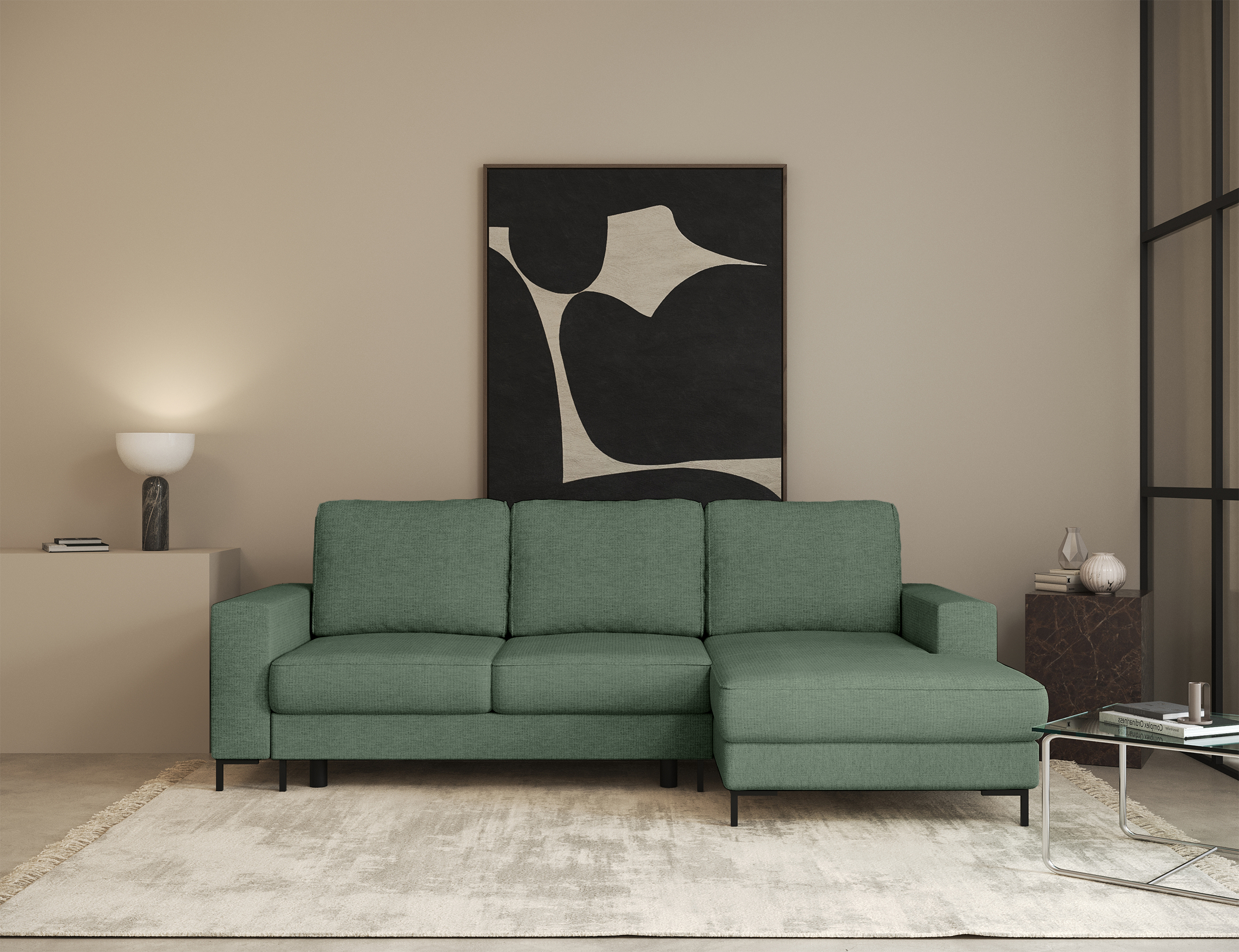 selsey-mokpeo-ecksofa-mit-schlaffunktion-l-form-rechts-salbeigr-n-chenille image 3