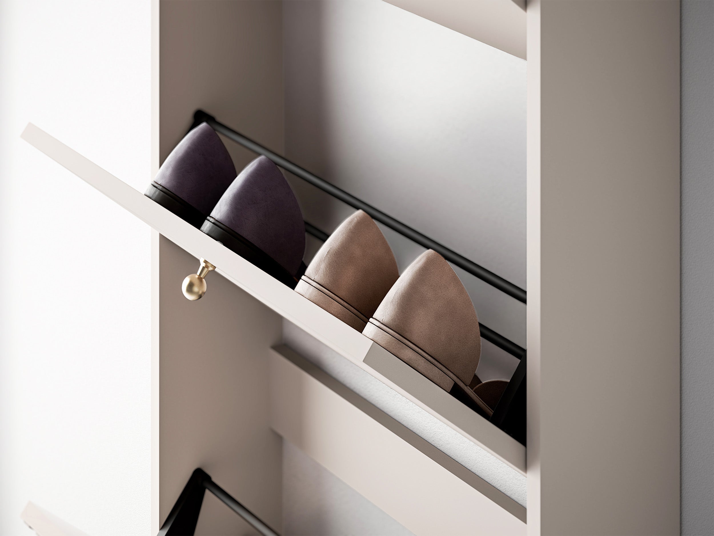 selsey-caletto-schuhschrank-60-cm-mit-3-klappen-kaschmir-schmal image 6