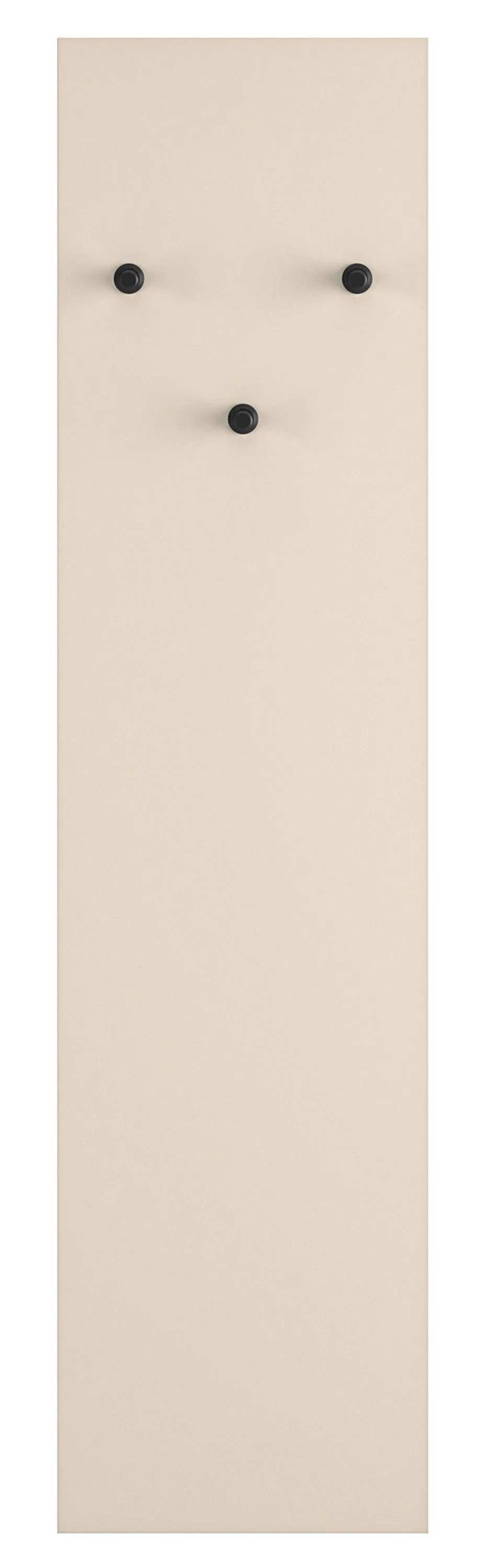 selsey-caletto-wandhaken-34-cm-beige-mit-3-schwarzen-haken image 1