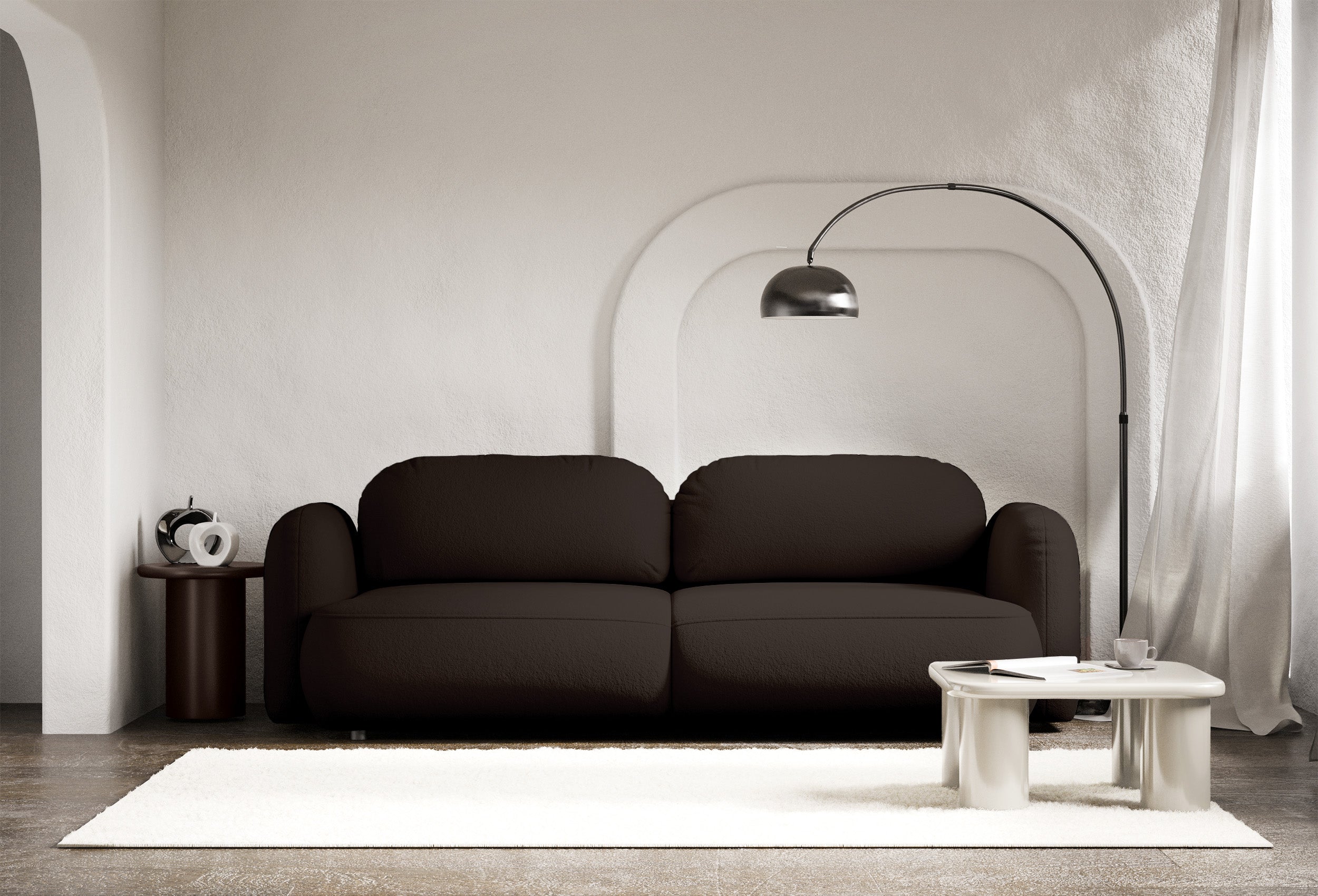 selsey-tvoya-drei-sitzer-schlafsofa-aus-braunem-chenille-mit-dl-automatik image 3