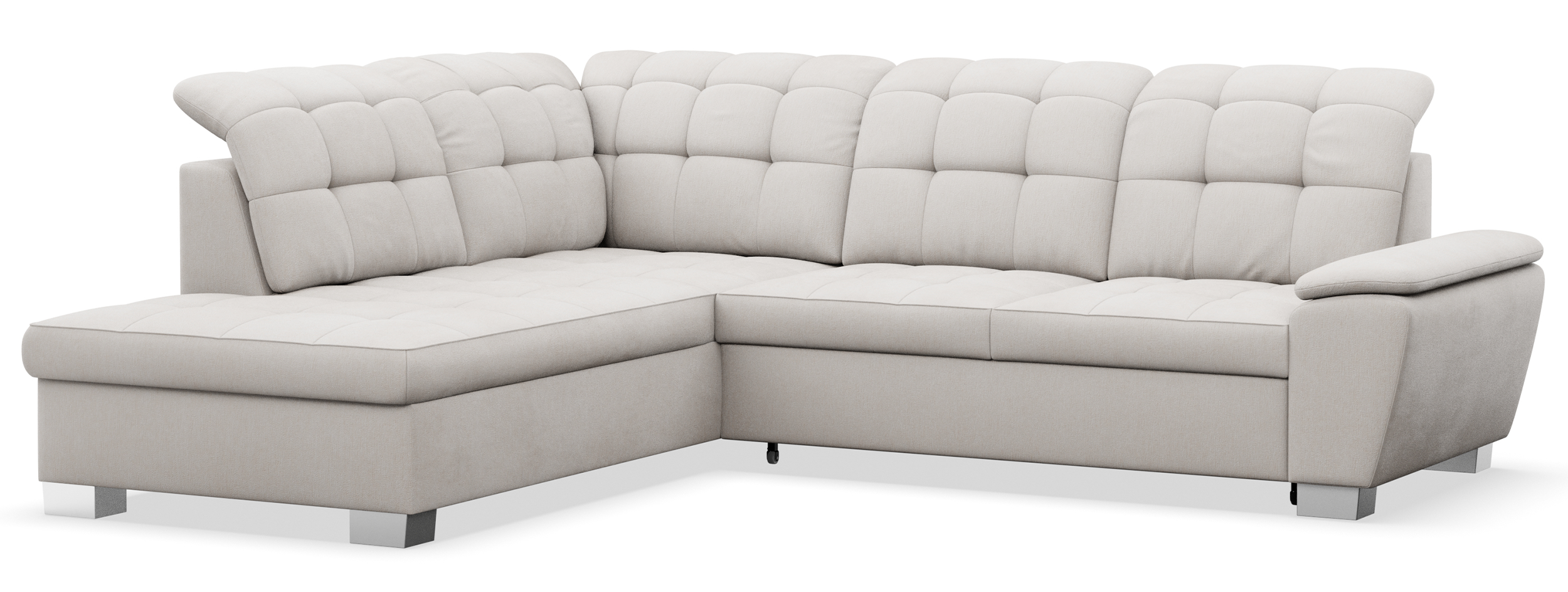 selsey-jamaal-ecksofa-mit-schlaffunktion-links-l-form-cremefarbenes-geflecht-mit image 4