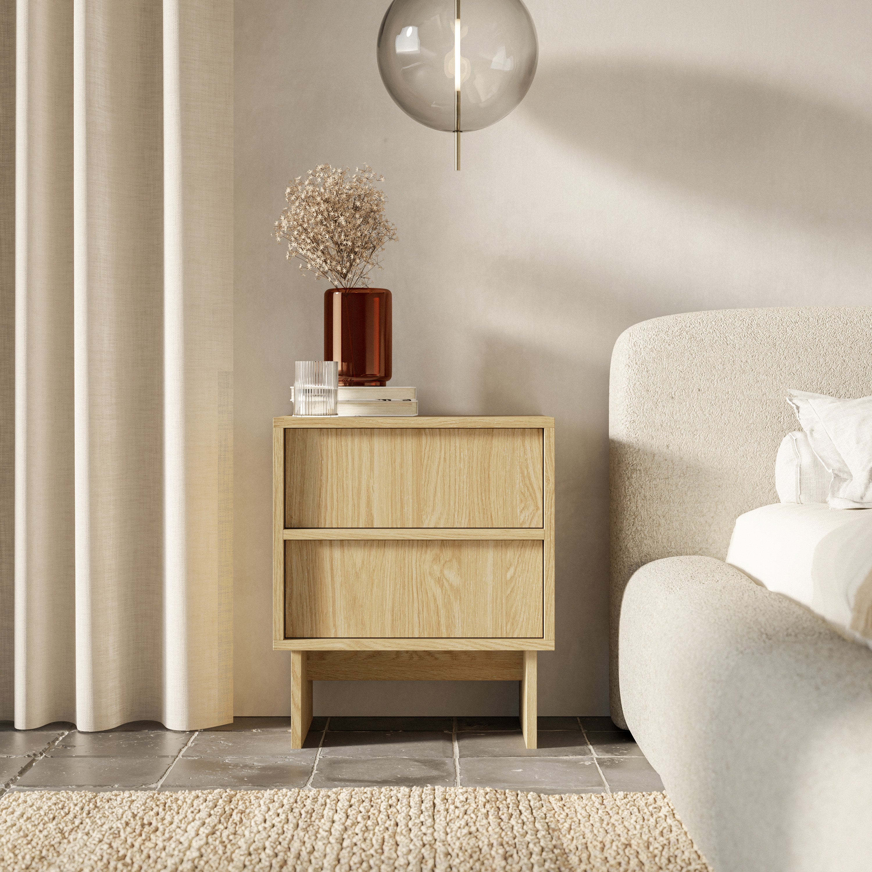 selsey-sanva-nachttisch-mit-zwei-schubladen-50-cm-ge-lte-eiche image 2