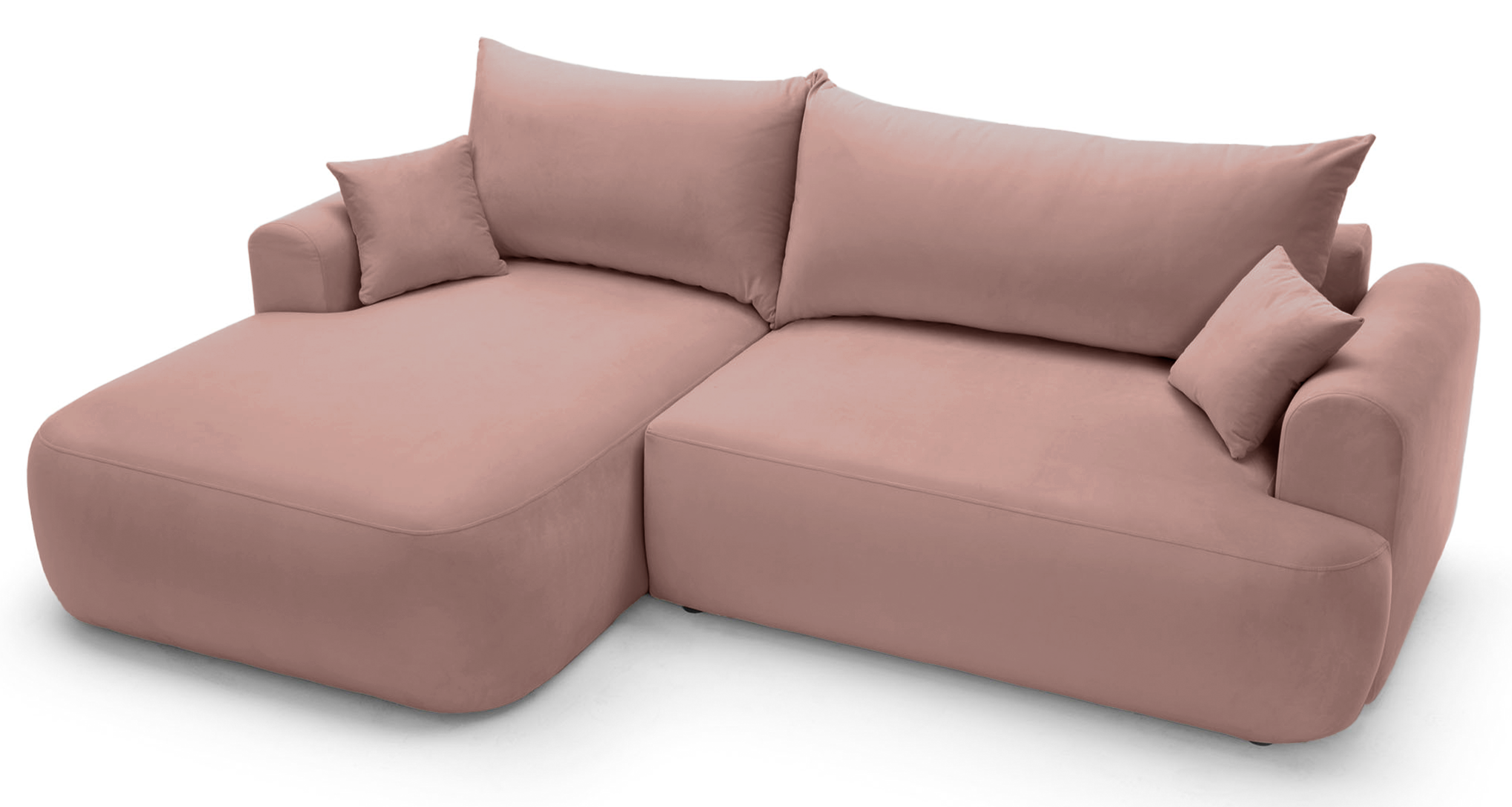 selsey-ovo-ecksofa-mit-schlaffunktion-l-form-links-mit-stauraum-hellrosa-velours image 4
