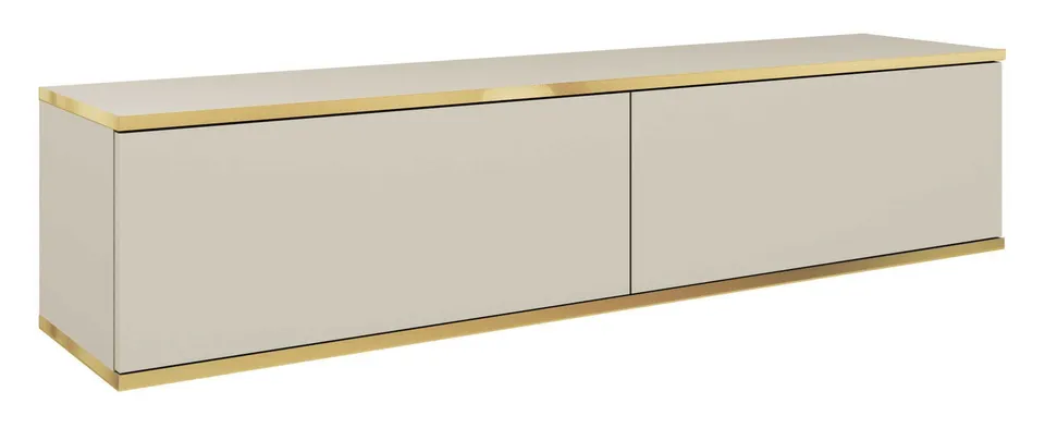 selsey-mucalma-tv-schrank-135-cm-beige-mit-goldenen-eins-tzen image 1
