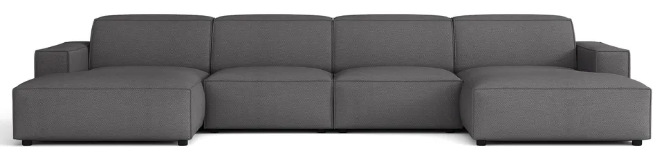 selsey-sellmo-ecksofa-u-f-rmig-universell-dunkelgrau-hydrophober-chenille image 1