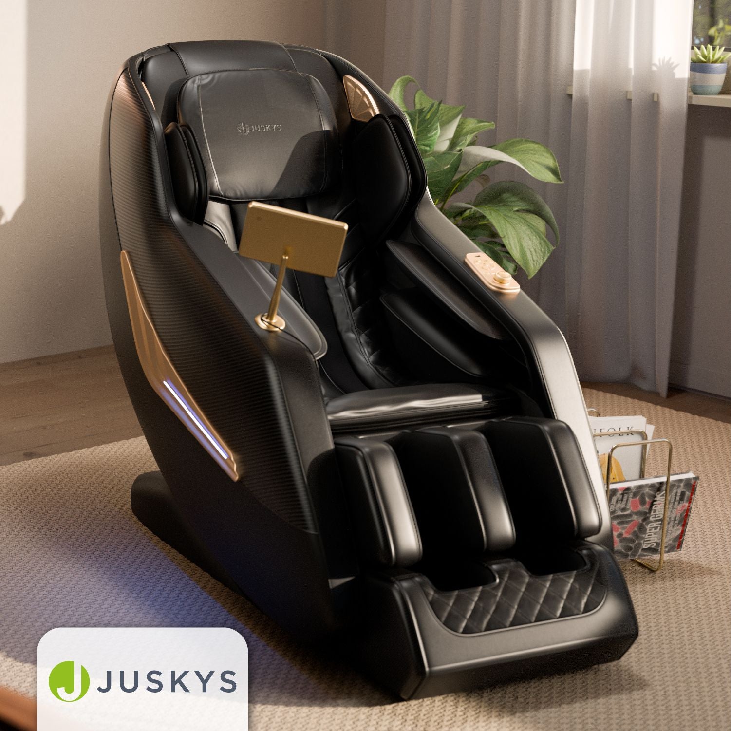juskys-massagesessel-paros-elektrischer-shiatsu-massagestuhl-zero-gravity image 7