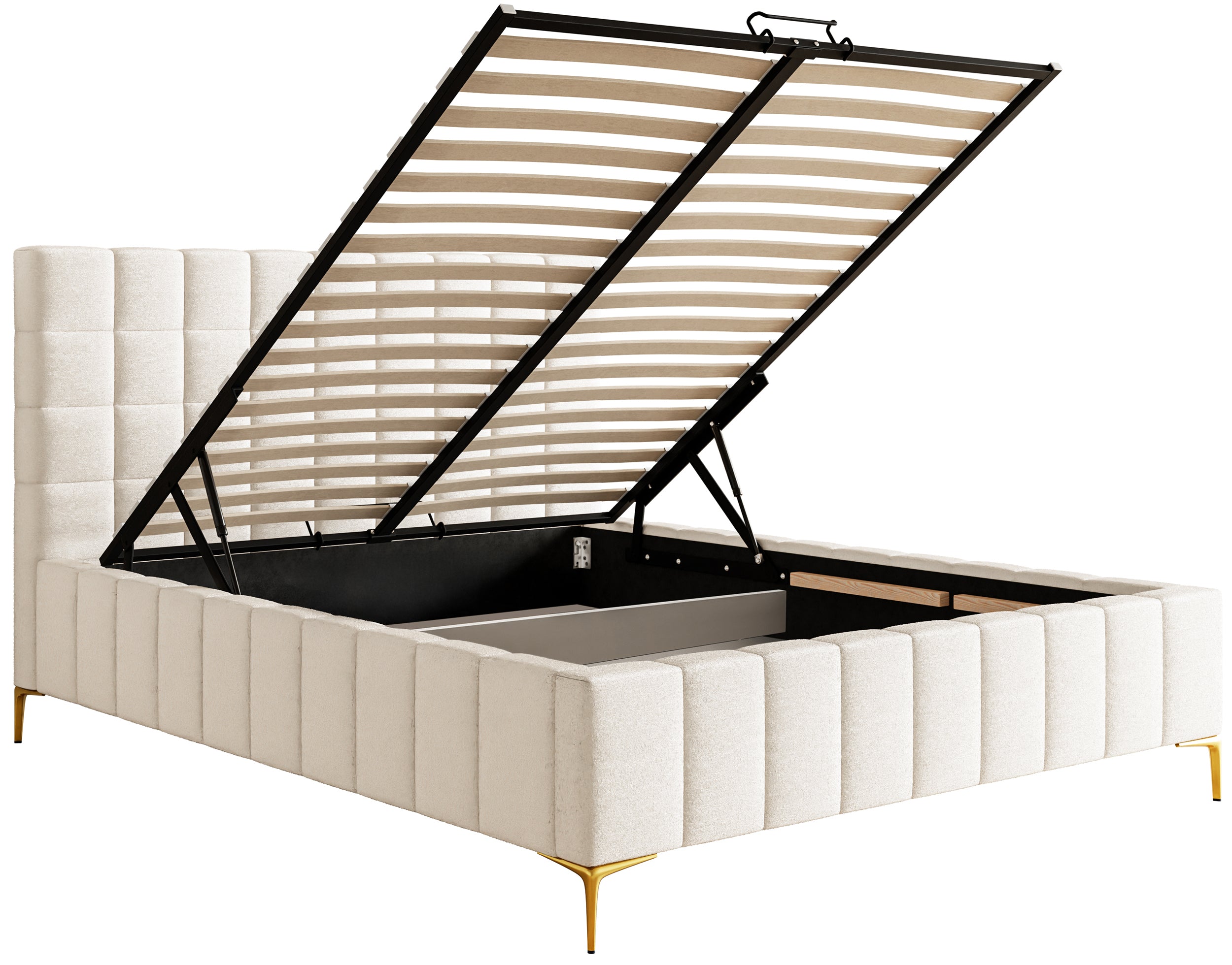 selsey-szejlo-polsterbett-140x200-cm-mit-stauraum-creme-chenille-metallrahmen image 5