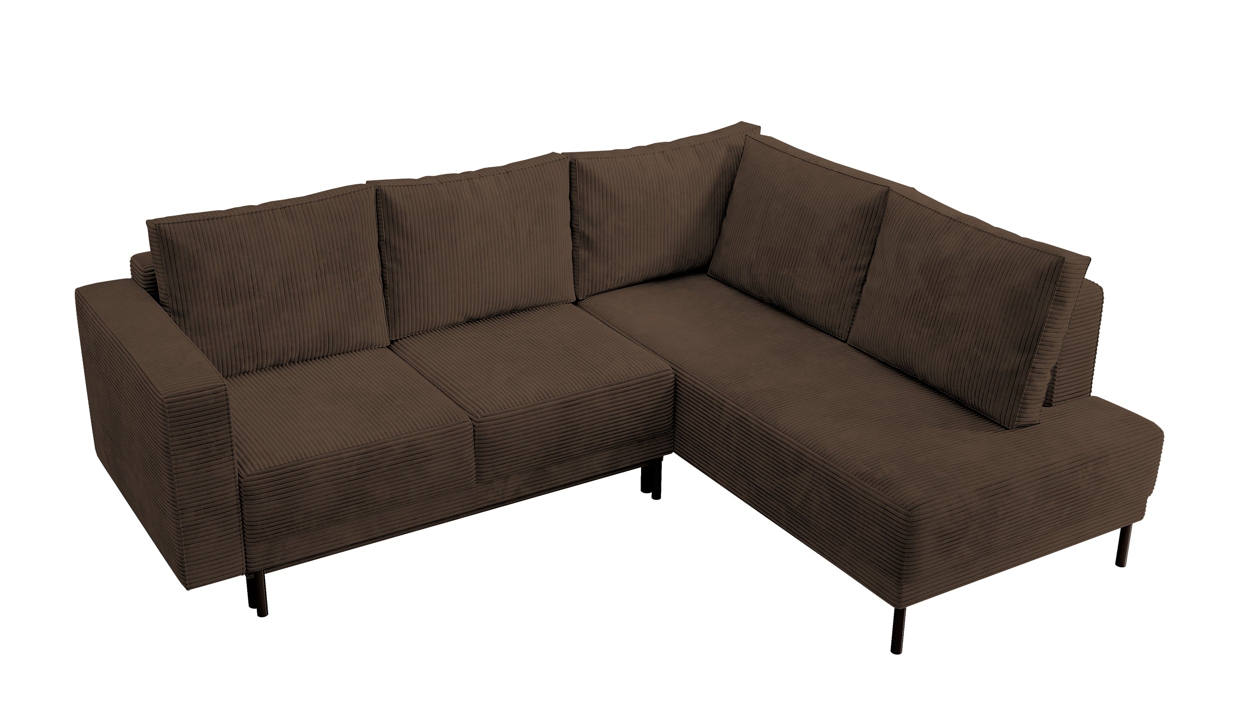 selsey-rodario-ecksofa-rechtsseitig-mit-schlaffunktion-und-bettkasten-dunkelbrau image 5